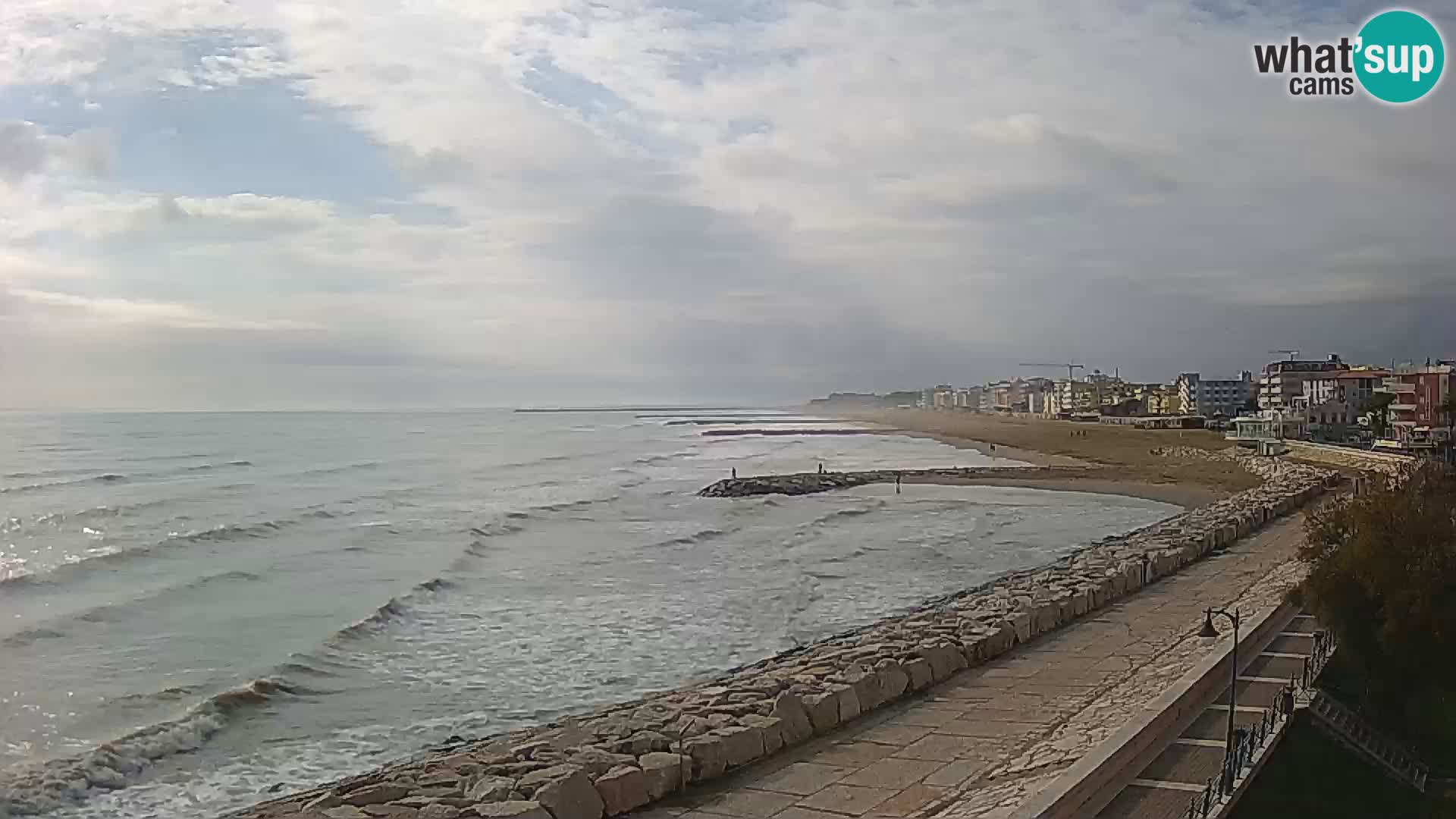 Webcam Caorle Ponente – Blick von Marinai di Caorle