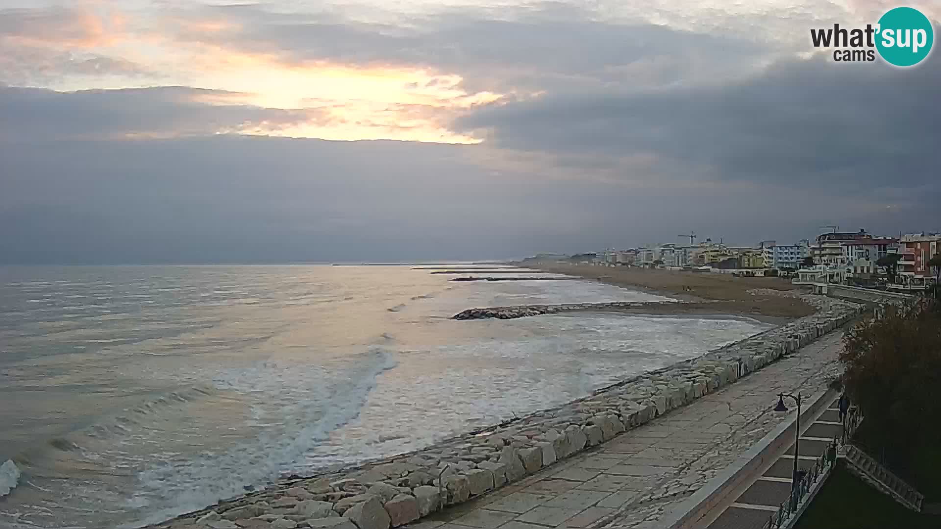Webcam Caorle Ponente – Blick von Marinai di Caorle