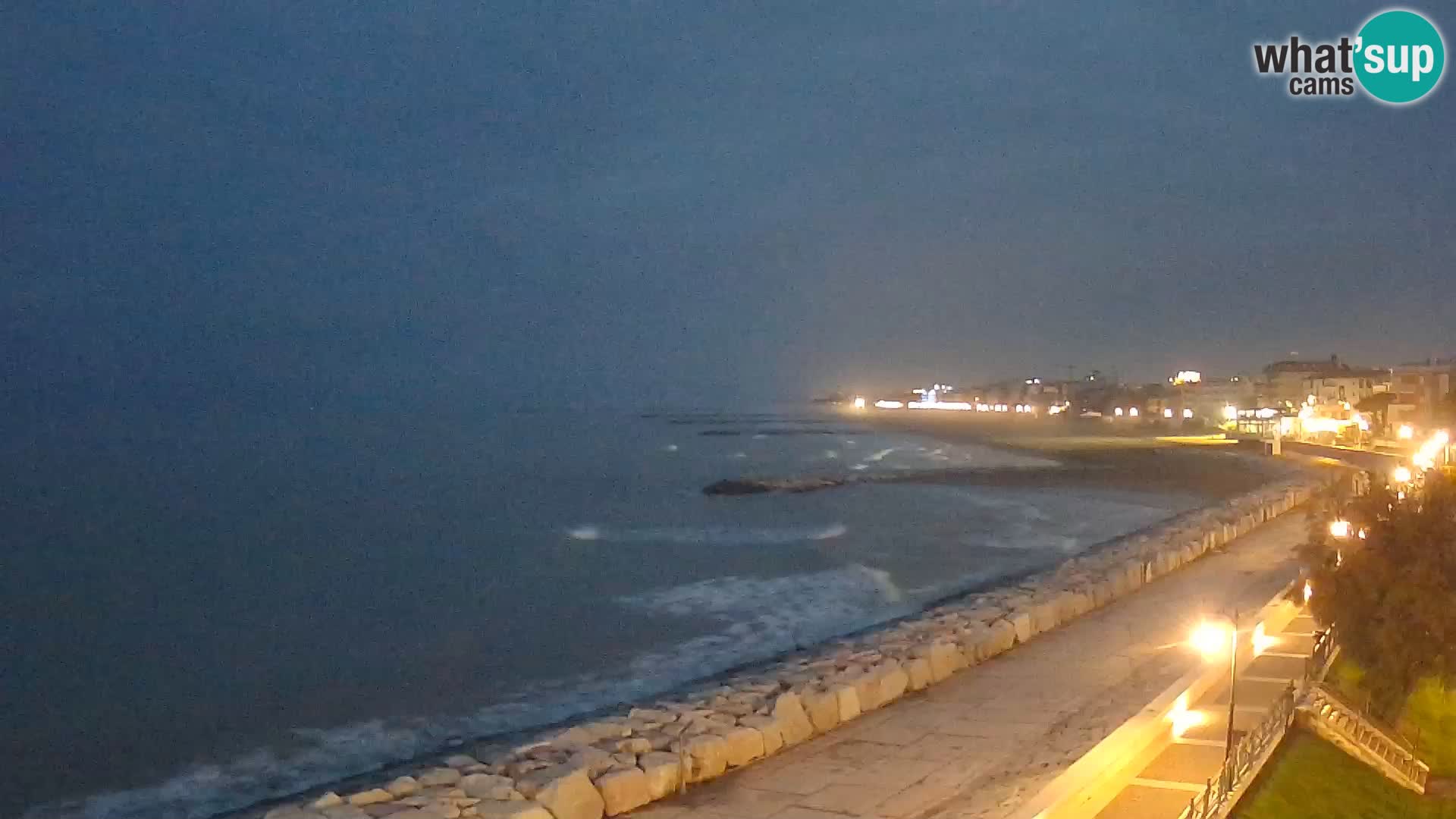 Webcam Caorle Ponente – Blick von Marinai di Caorle