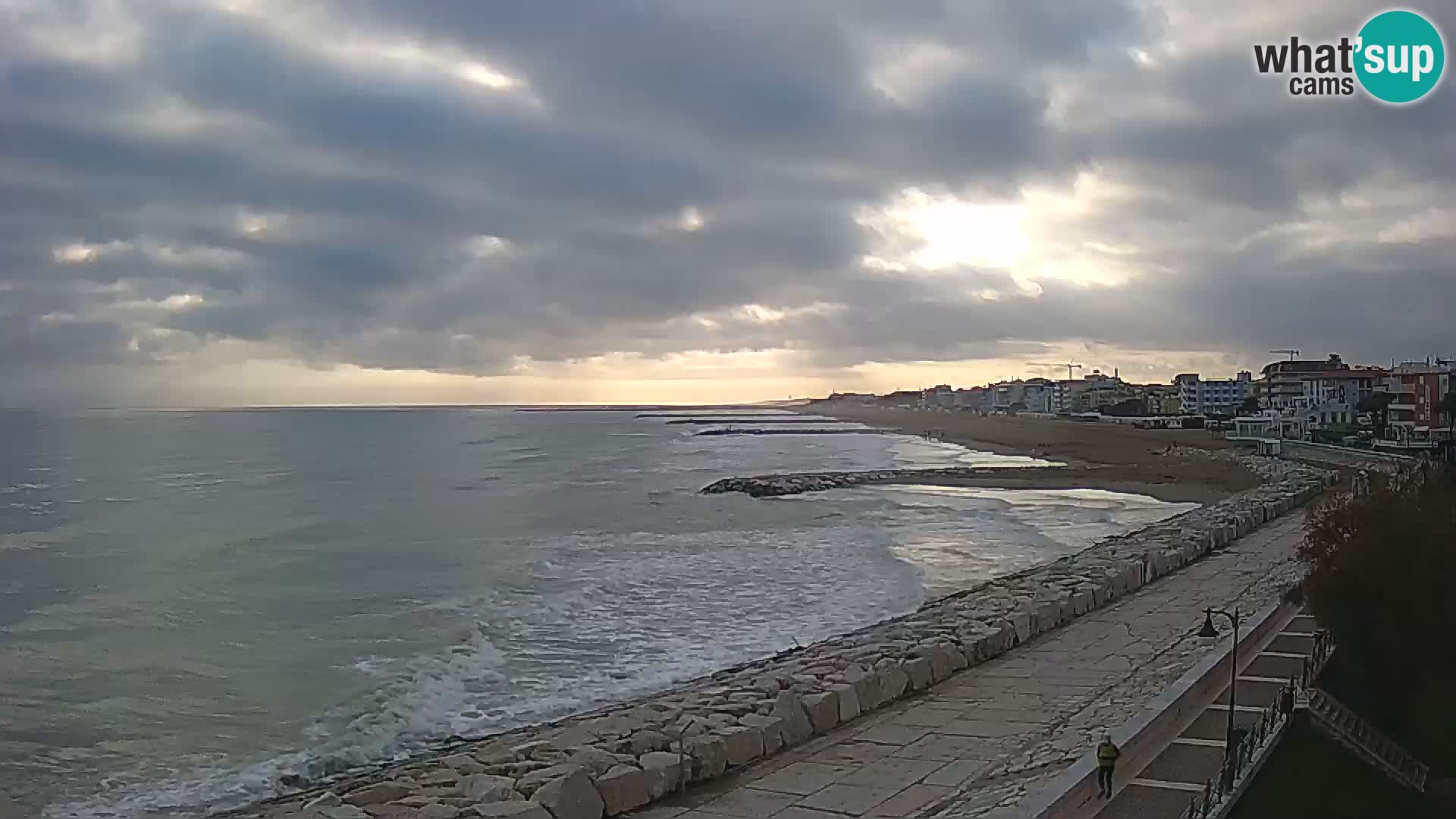 Webcam Caorle Ponente – Blick von Marinai di Caorle