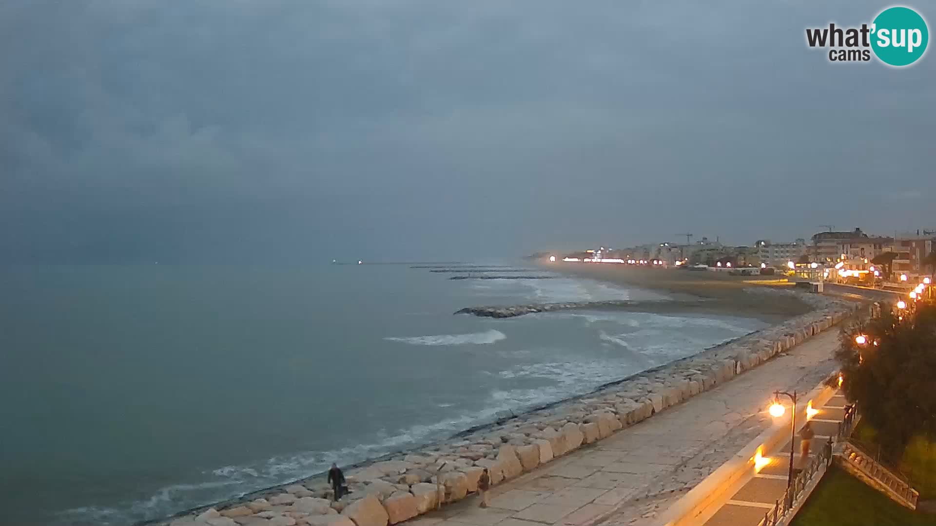 Webcam Caorle Ponente – Vue depuis les Marinai di Caorle