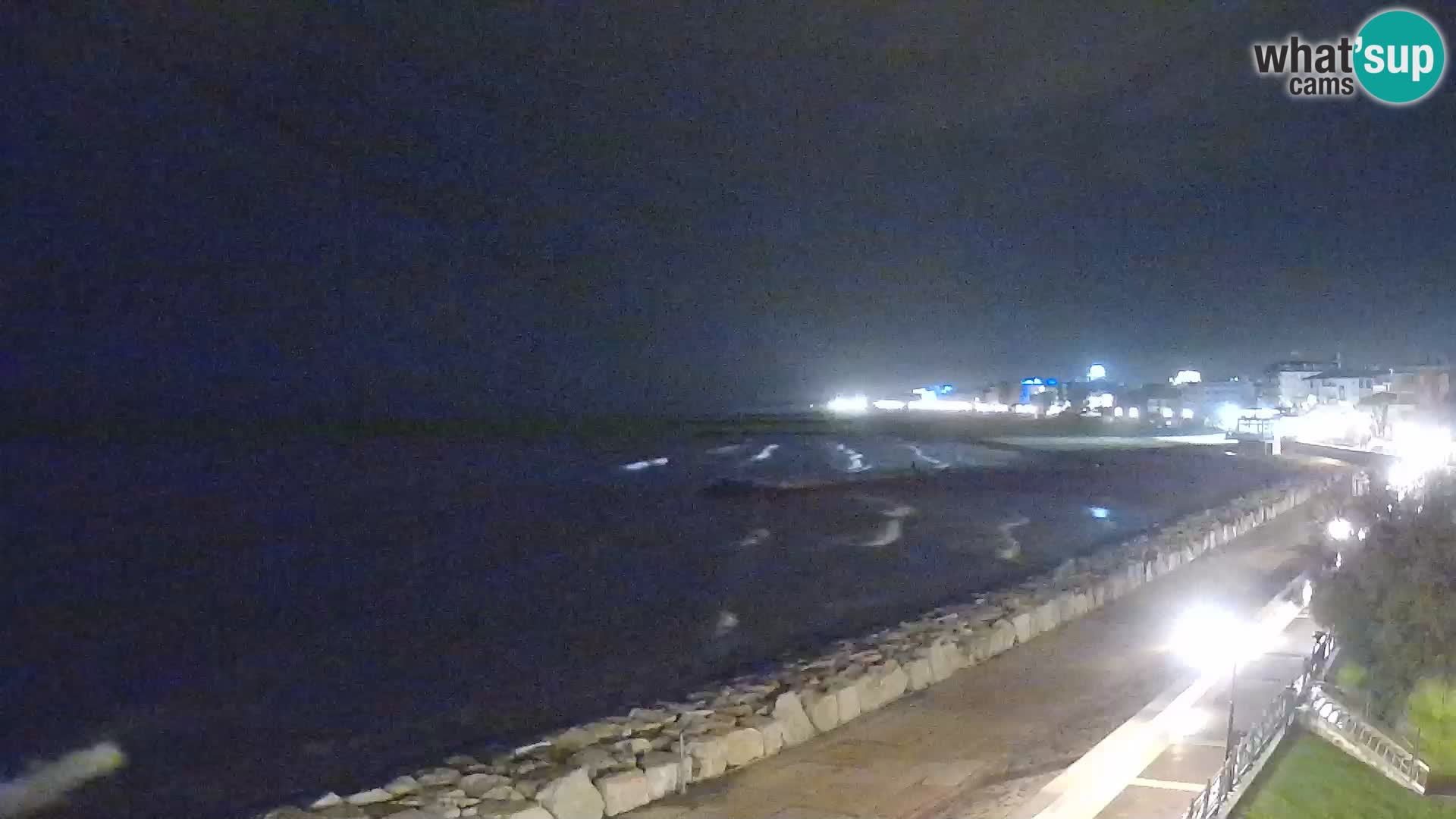 Webcam Caorle Ponente – Vue depuis les Marinai di Caorle