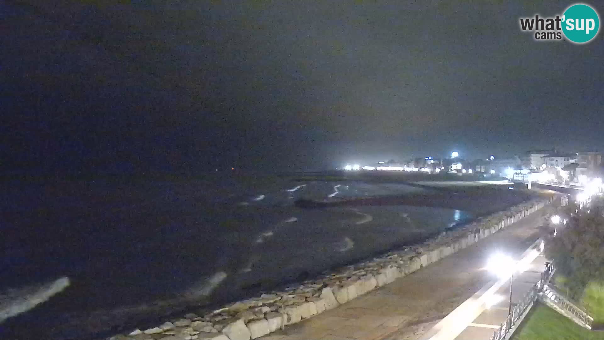 Webcam Caorle Ponente – Blick von Marinai di Caorle
