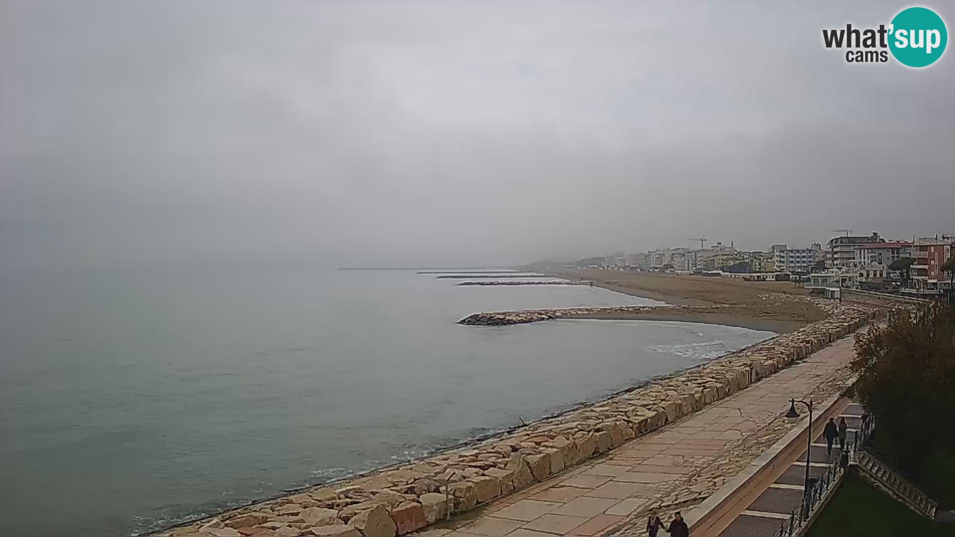 Webcam Caorle Ponente – Vue depuis les Marinai di Caorle