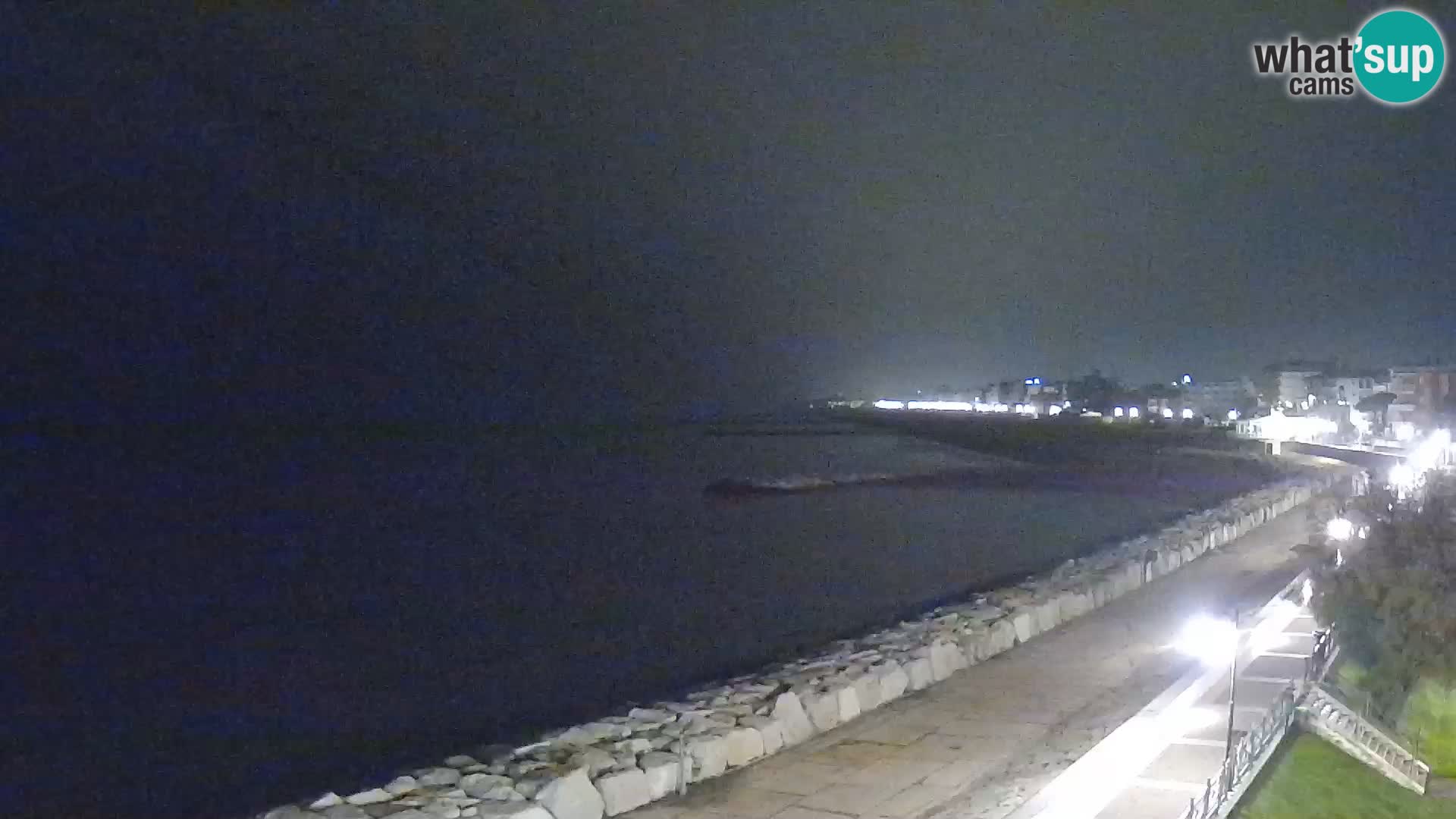 Webcam Caorle Ponente – Blick von Marinai di Caorle