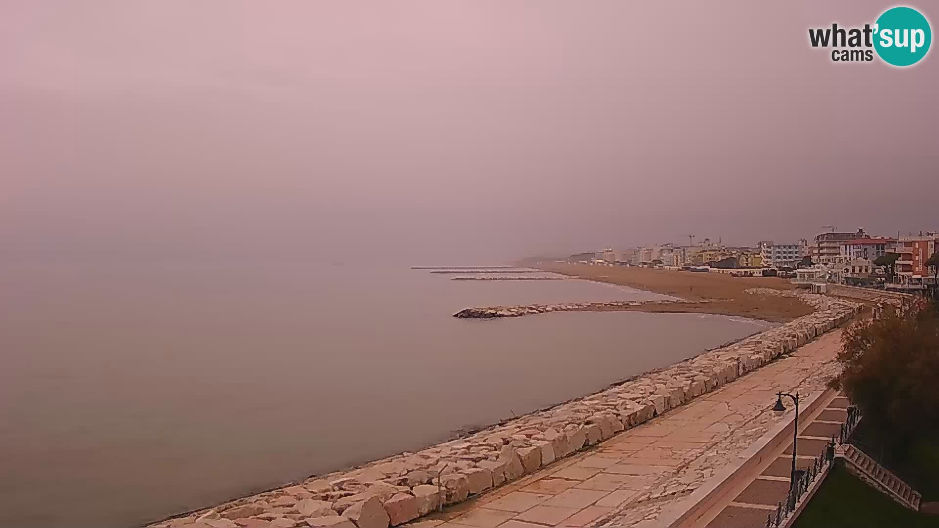 Webcam Caorle Ponente – Blick von Marinai di Caorle
