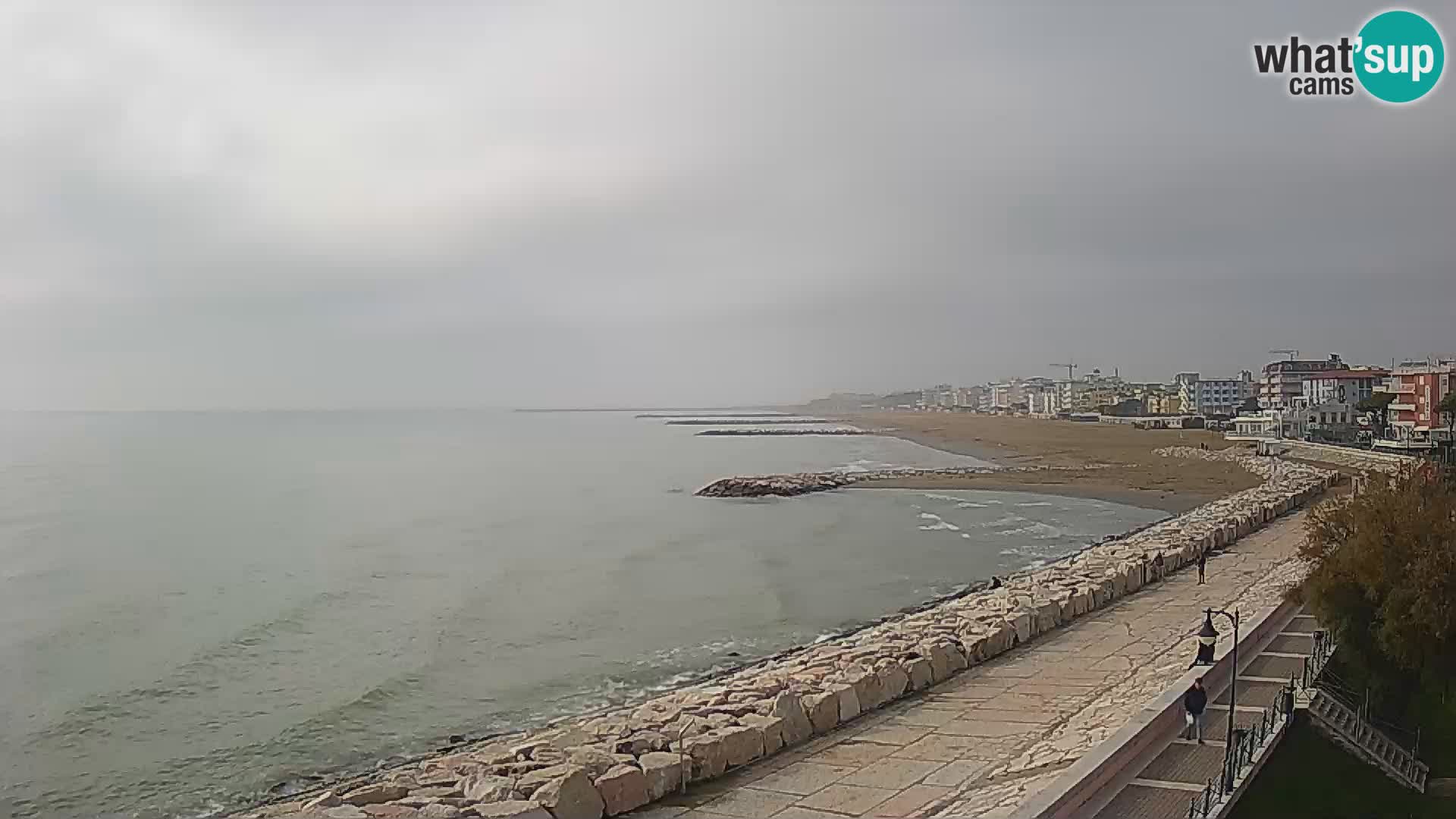 Webcam Caorle Ponente – Blick von Marinai di Caorle