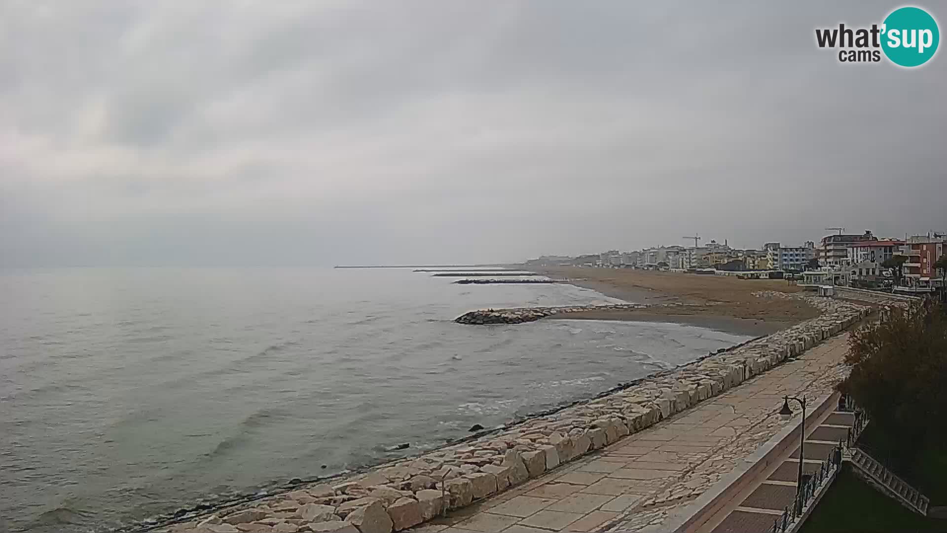 Webcam Caorle Ponente – Blick von Marinai di Caorle