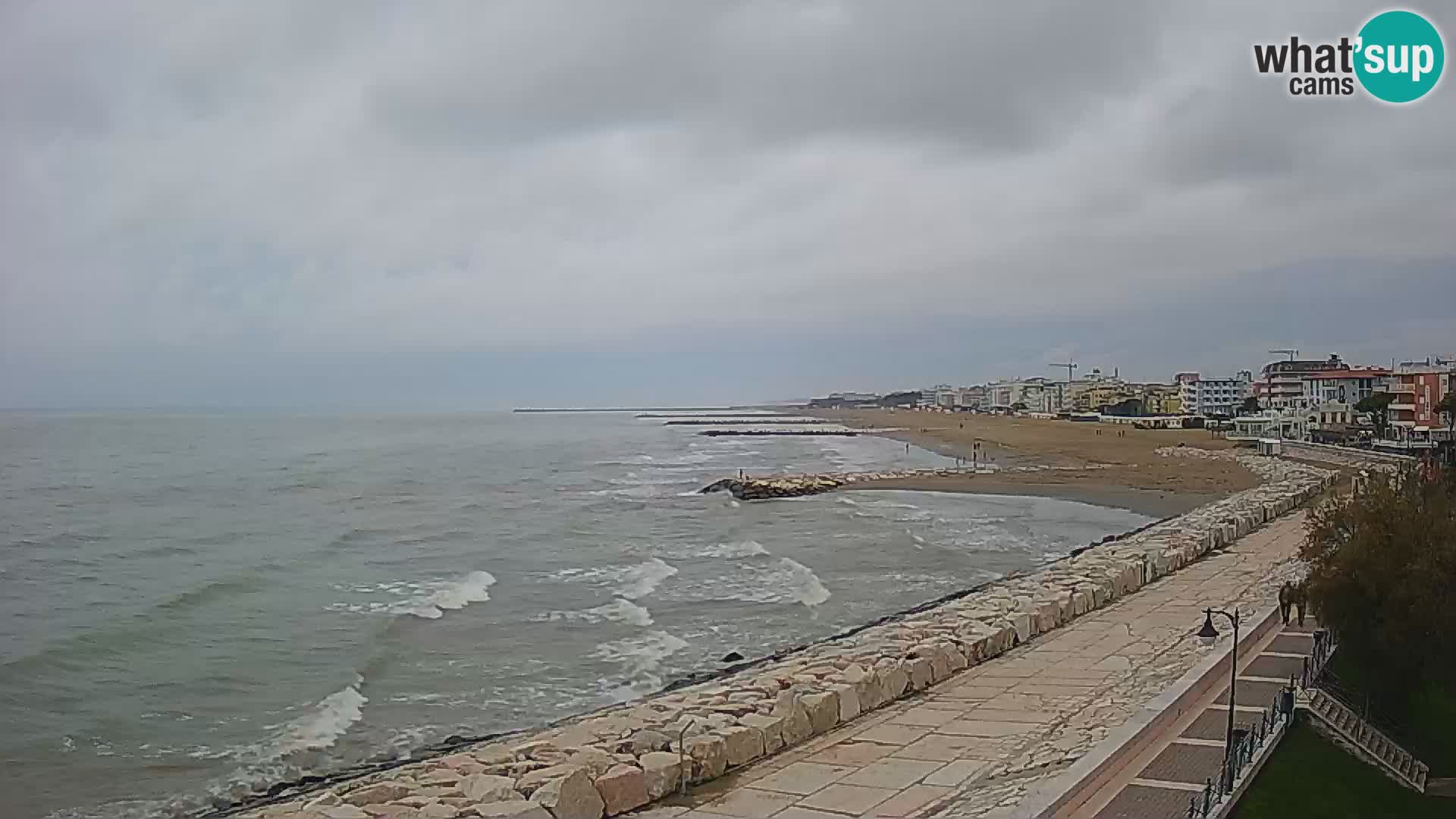 Webcam Caorle Ponente – Blick von Marinai di Caorle