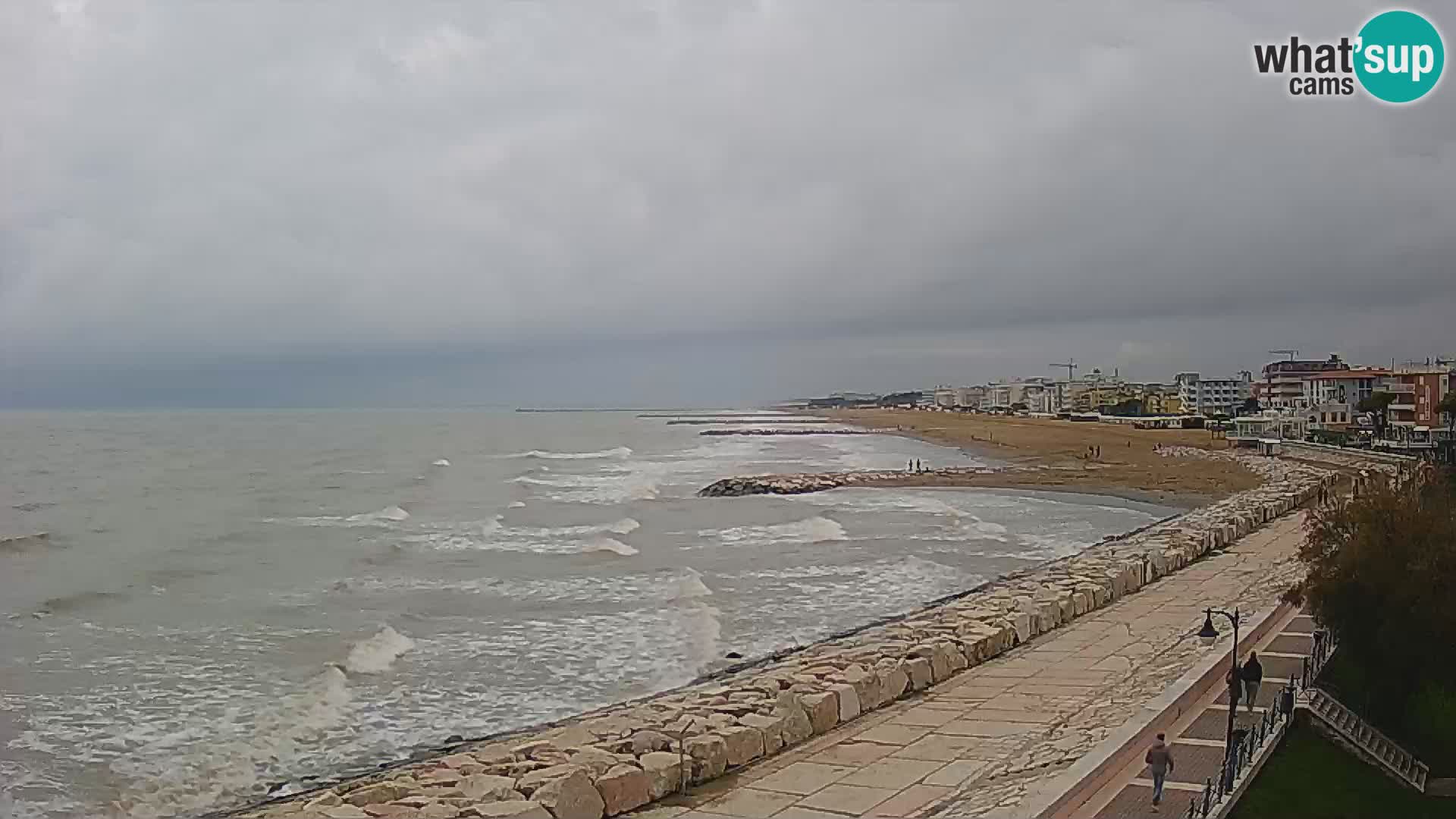 Webcam Caorle Ponente – Blick von Marinai di Caorle