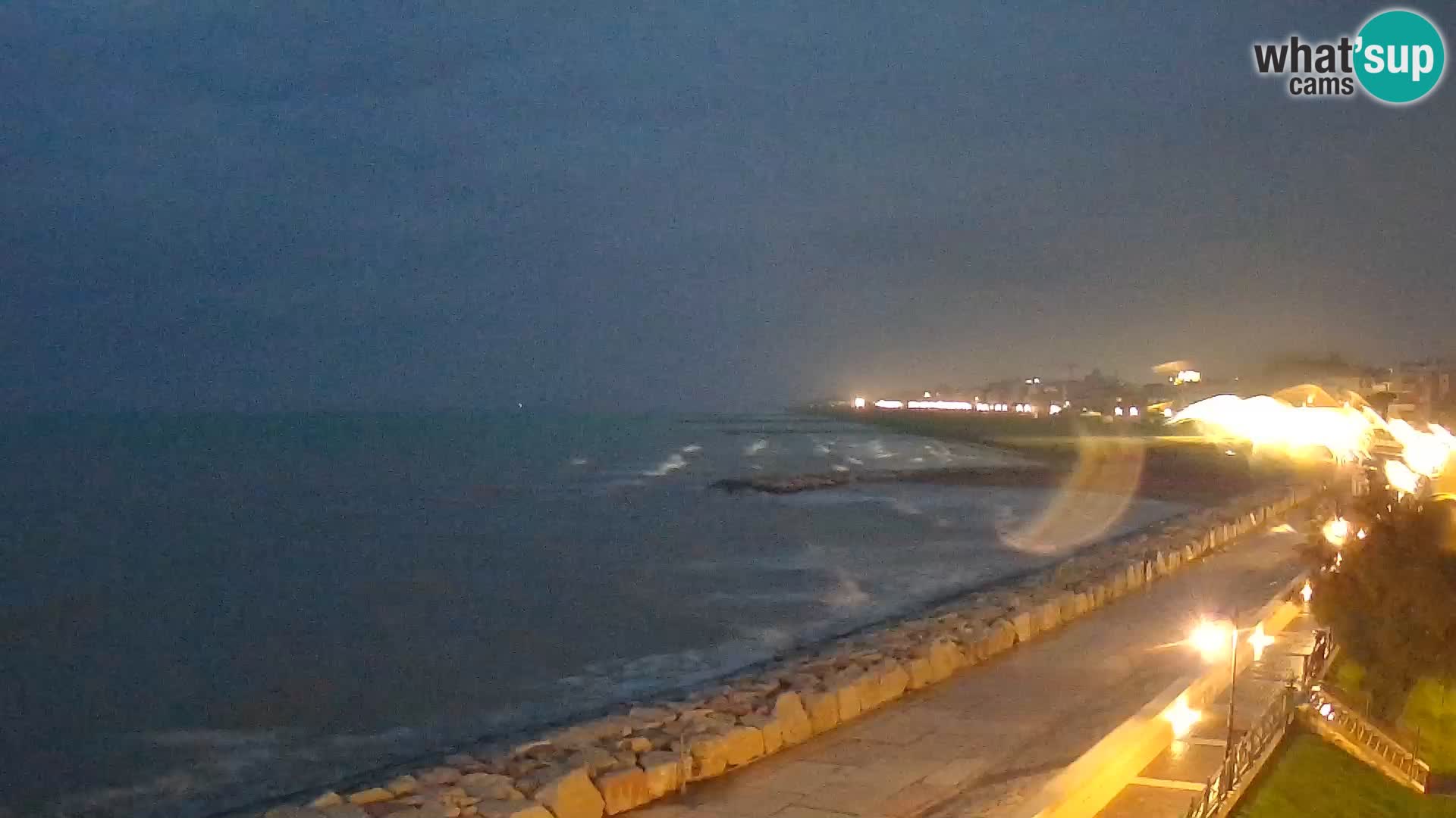 Webcam Caorle Ponente – Vue depuis les Marinai di Caorle