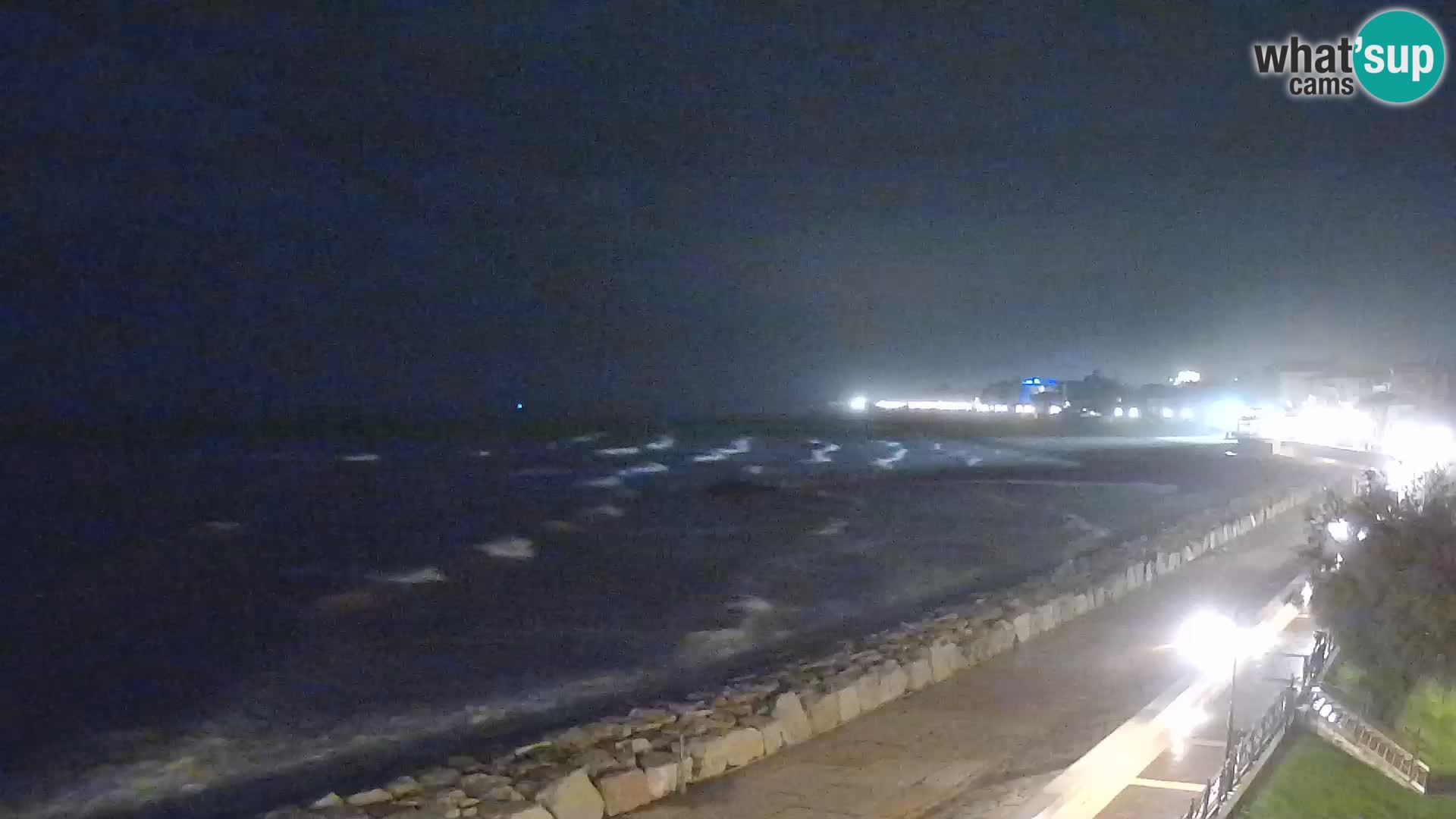 Webcam Caorle Ponente – Blick von Marinai di Caorle