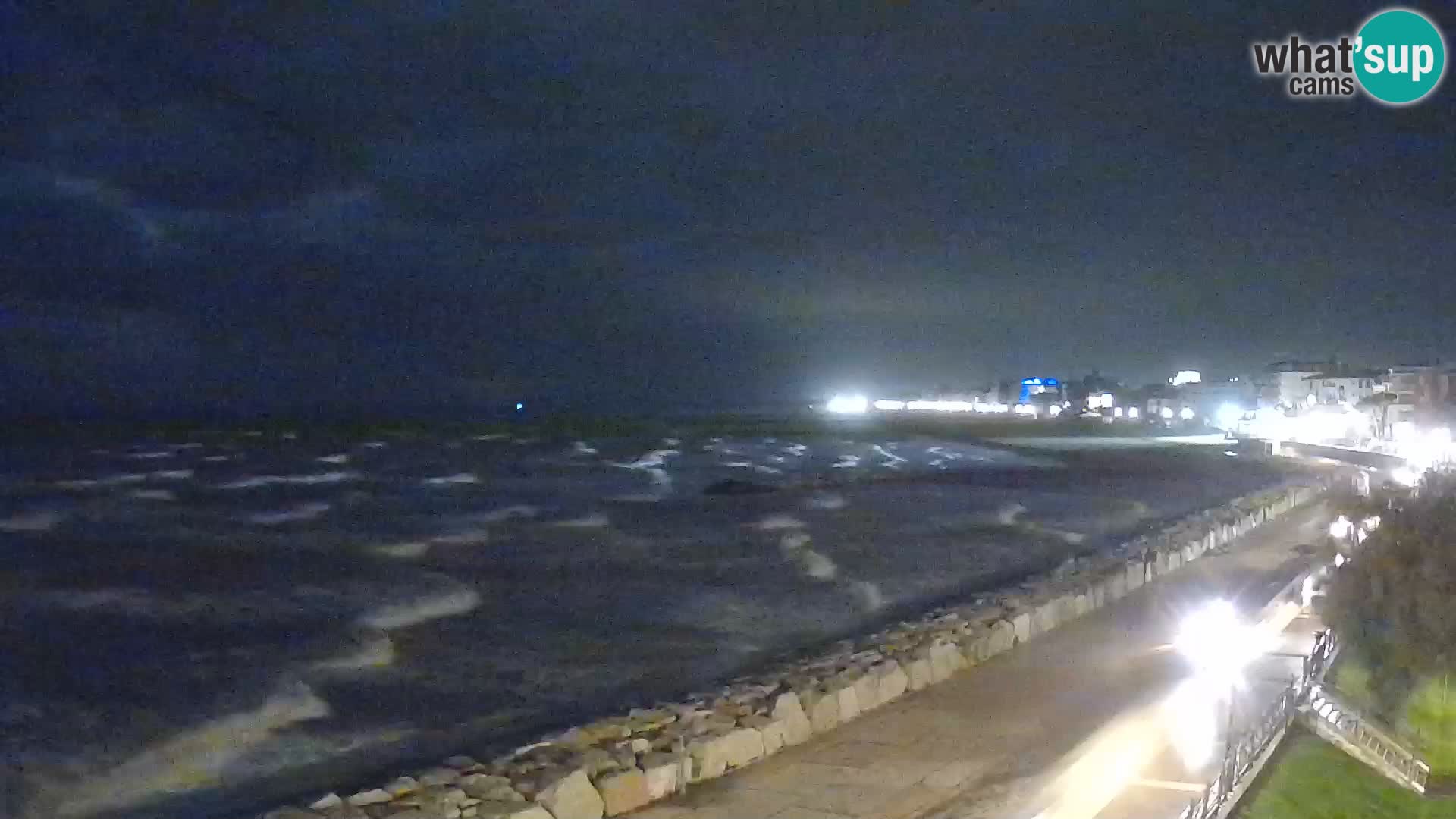 Webcam Caorle Ponente – Blick von Marinai di Caorle
