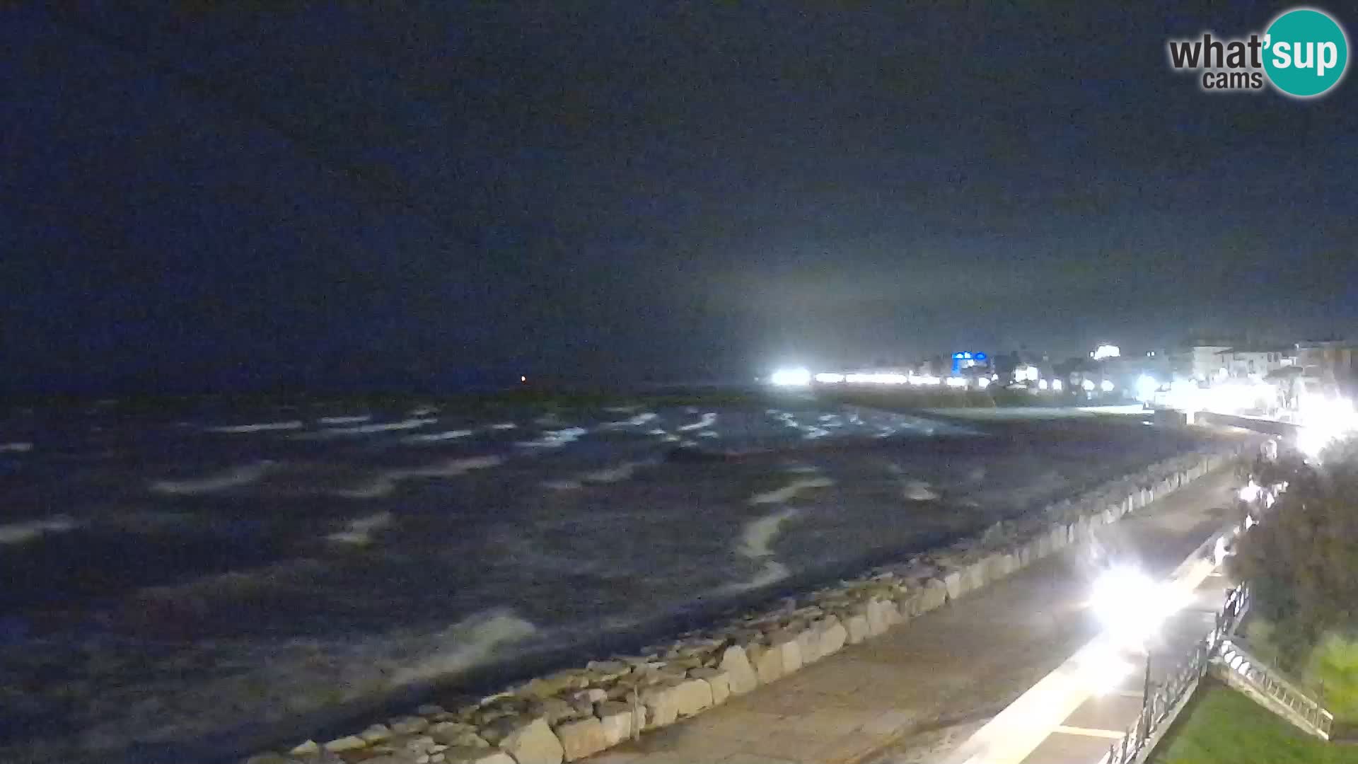 Webcam Caorle Ponente – Vue depuis les Marinai di Caorle