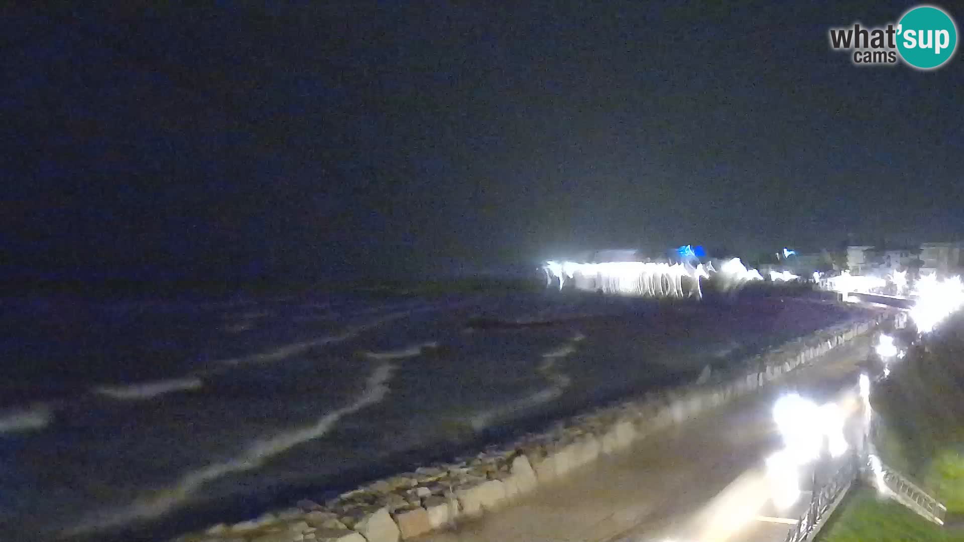 Webcam Caorle Ponente – Vue depuis les Marinai di Caorle