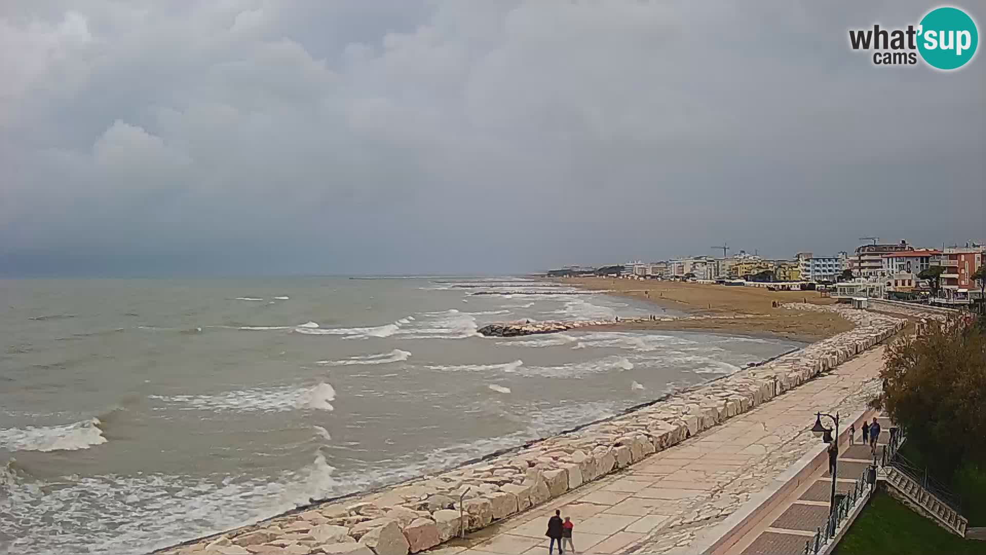 Webcam Caorle Ponente – Vue depuis les Marinai di Caorle