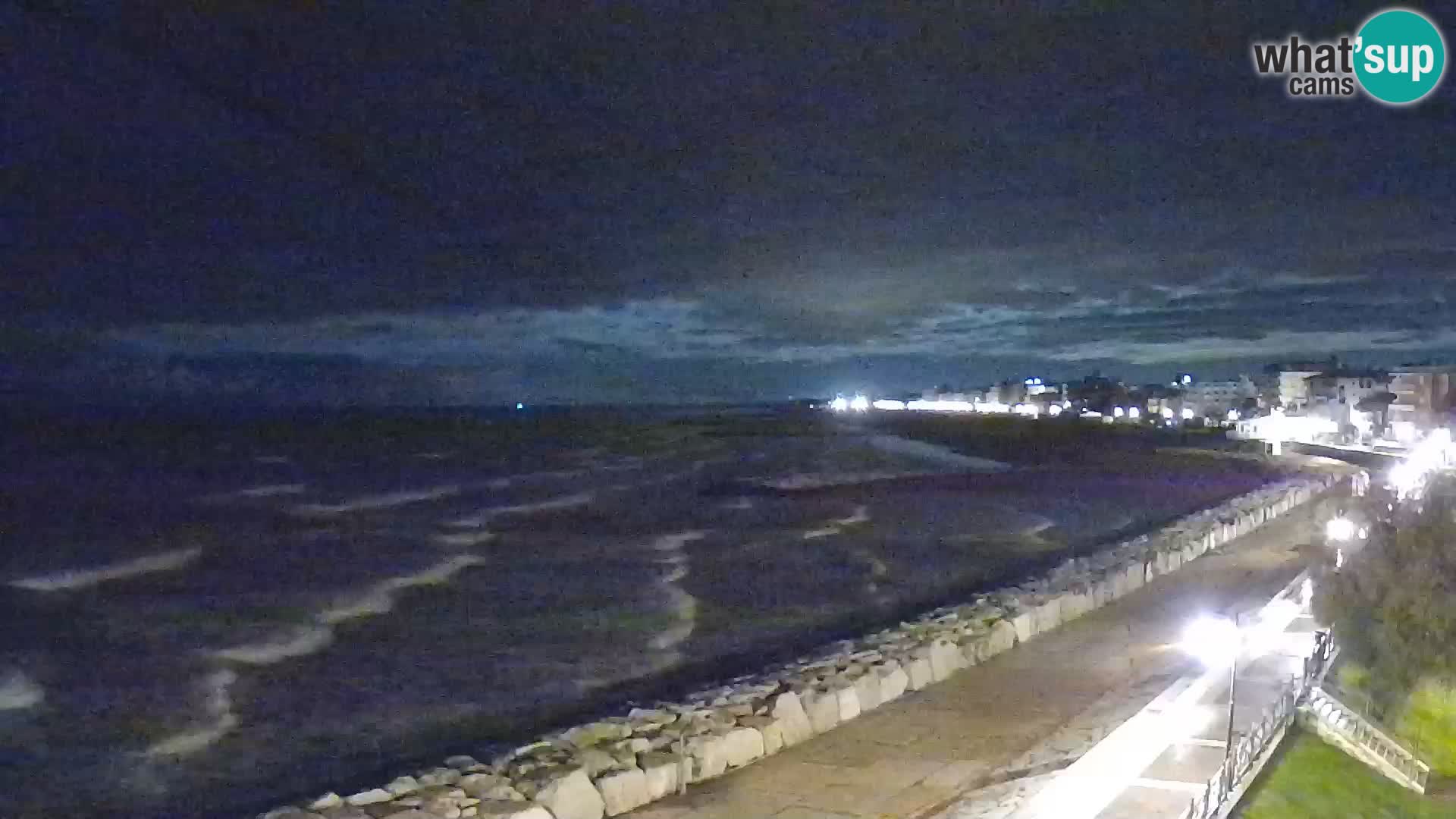 Webcam Caorle Ponente – Blick von Marinai di Caorle