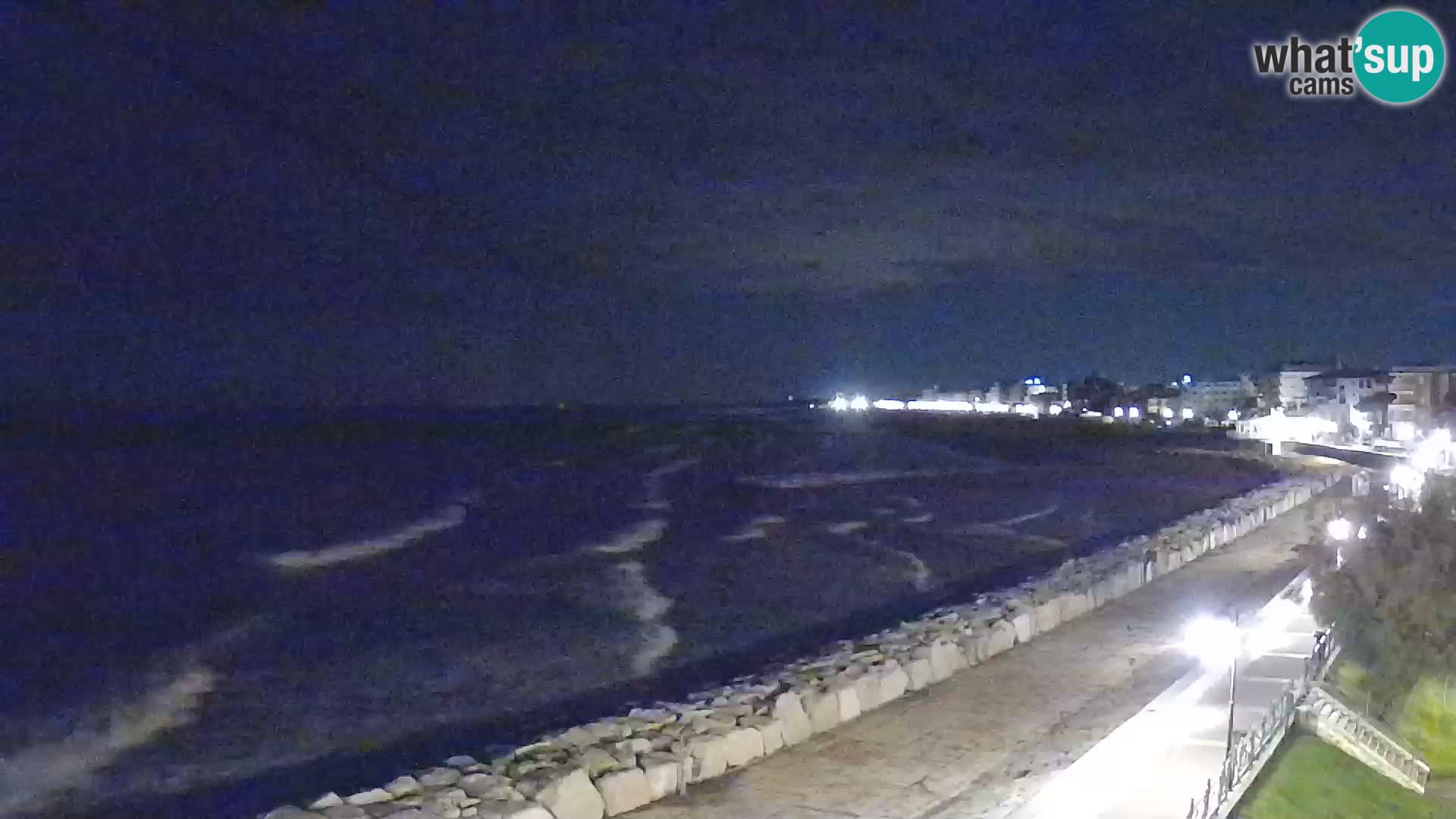 Webcam Caorle Ponente – Blick von Marinai di Caorle