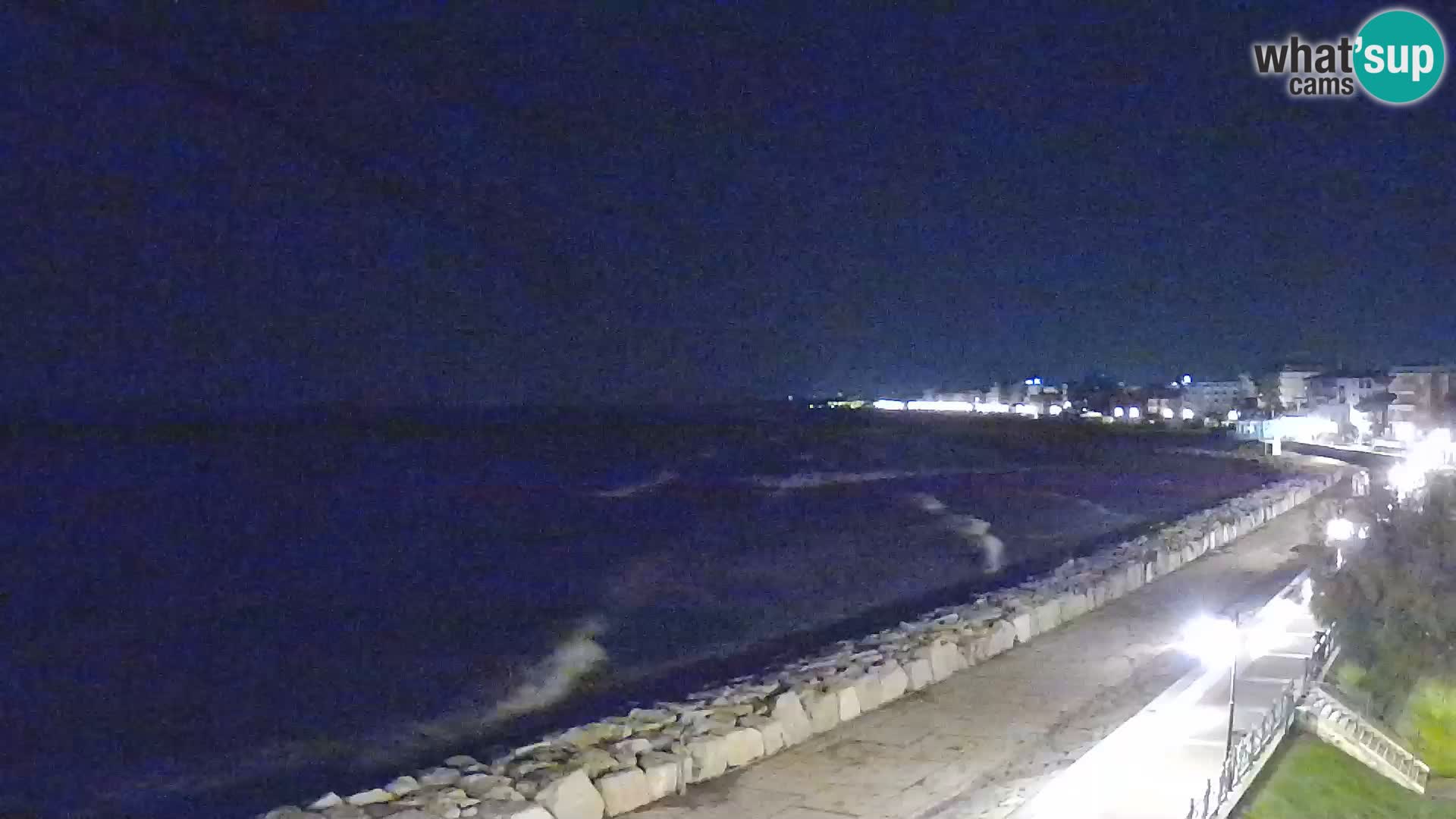 Webcam Caorle Ponente – Vue depuis les Marinai di Caorle