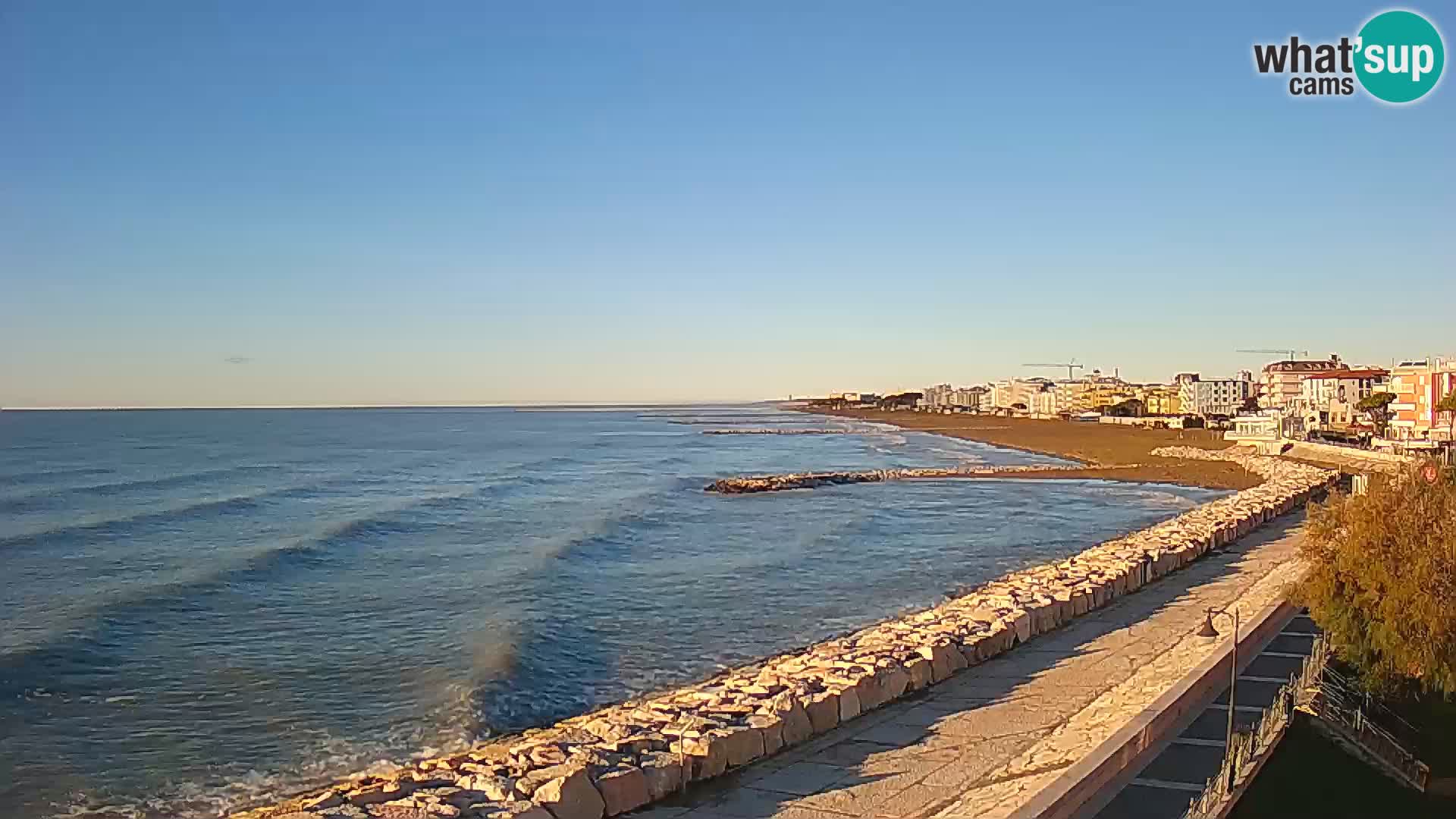 Webcam Caorle Ponente – View from Marinai di Caorle