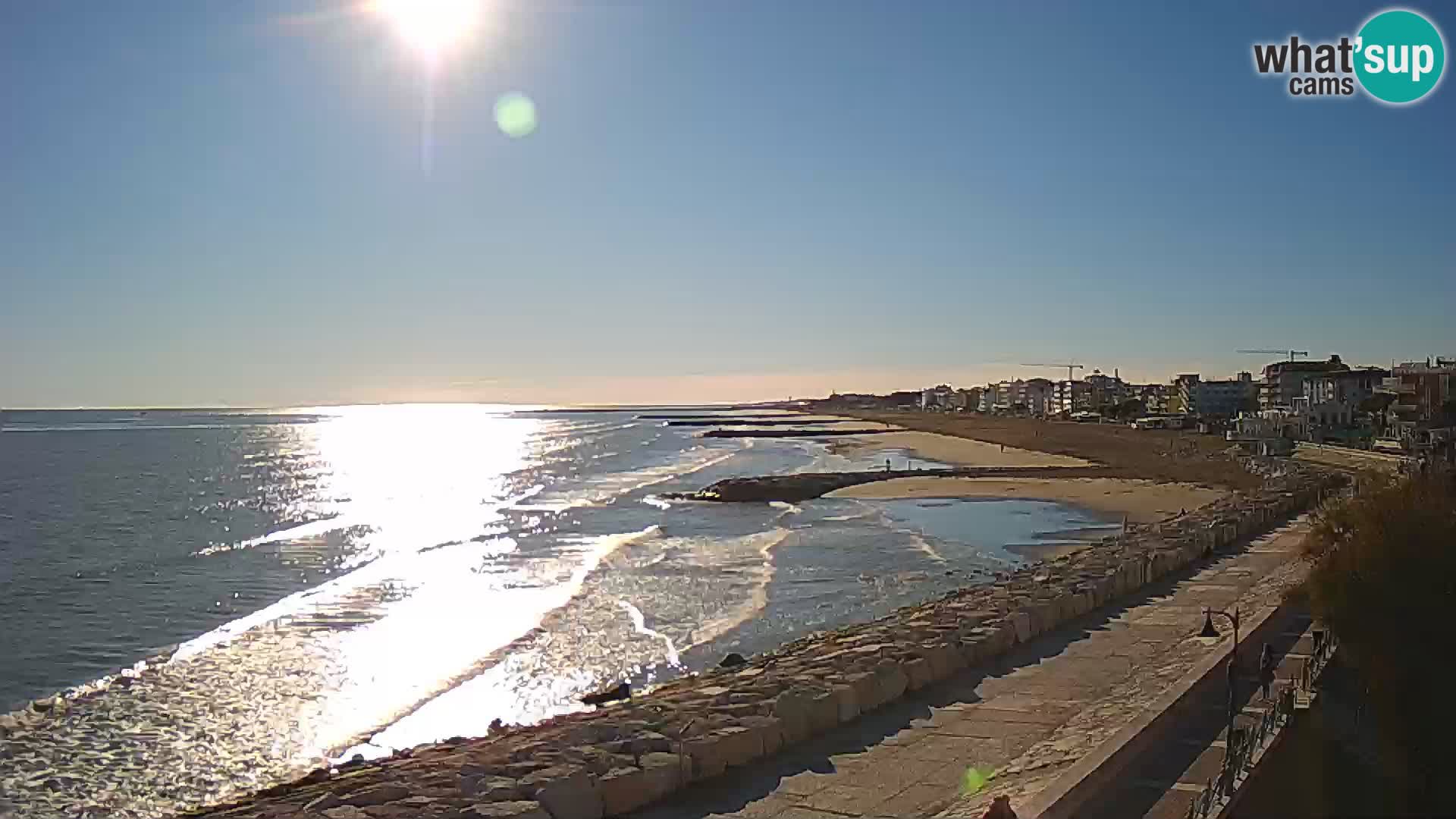Webcam Caorle Ponente – Vue depuis les Marinai di Caorle