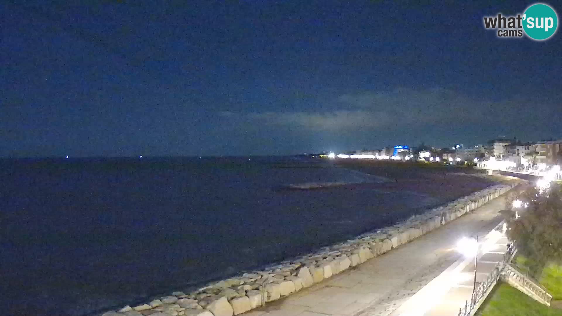 Webcam Caorle Ponente – Vue depuis les Marinai di Caorle