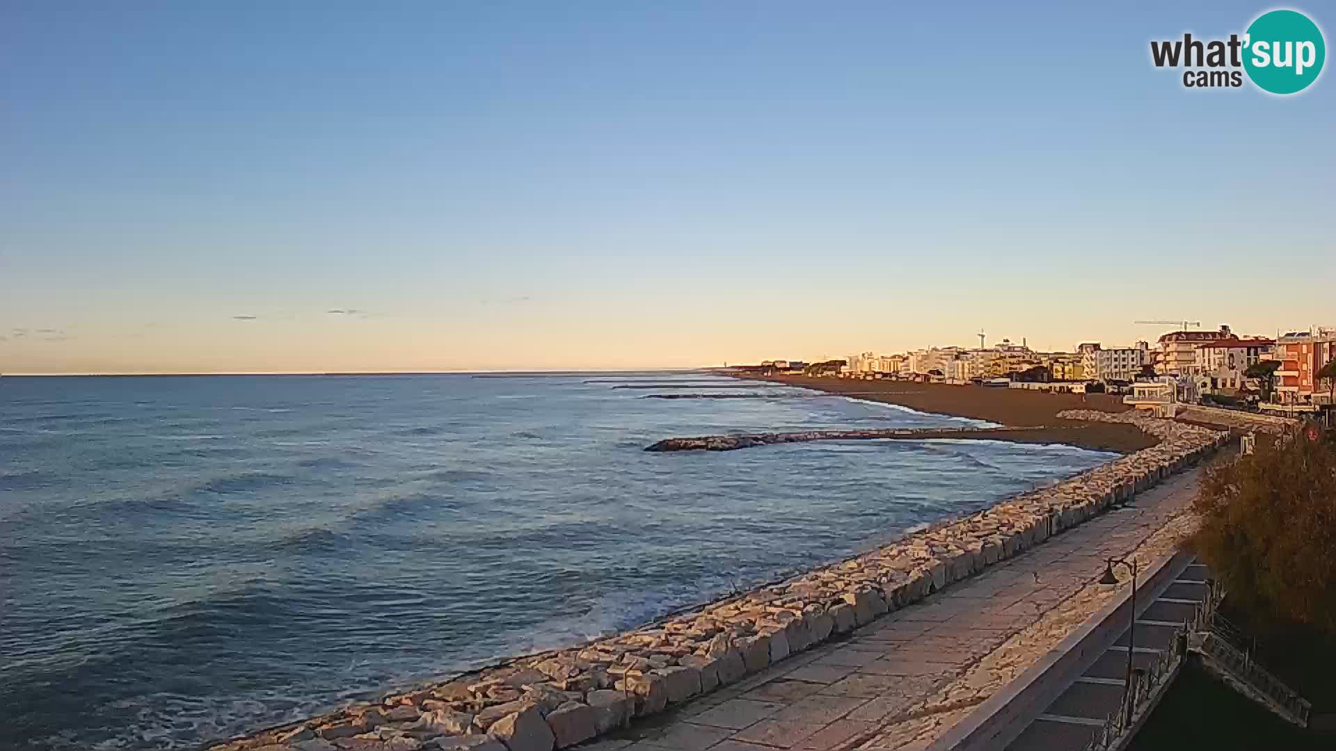 Webcam Caorle Ponente – View from Marinai di Caorle