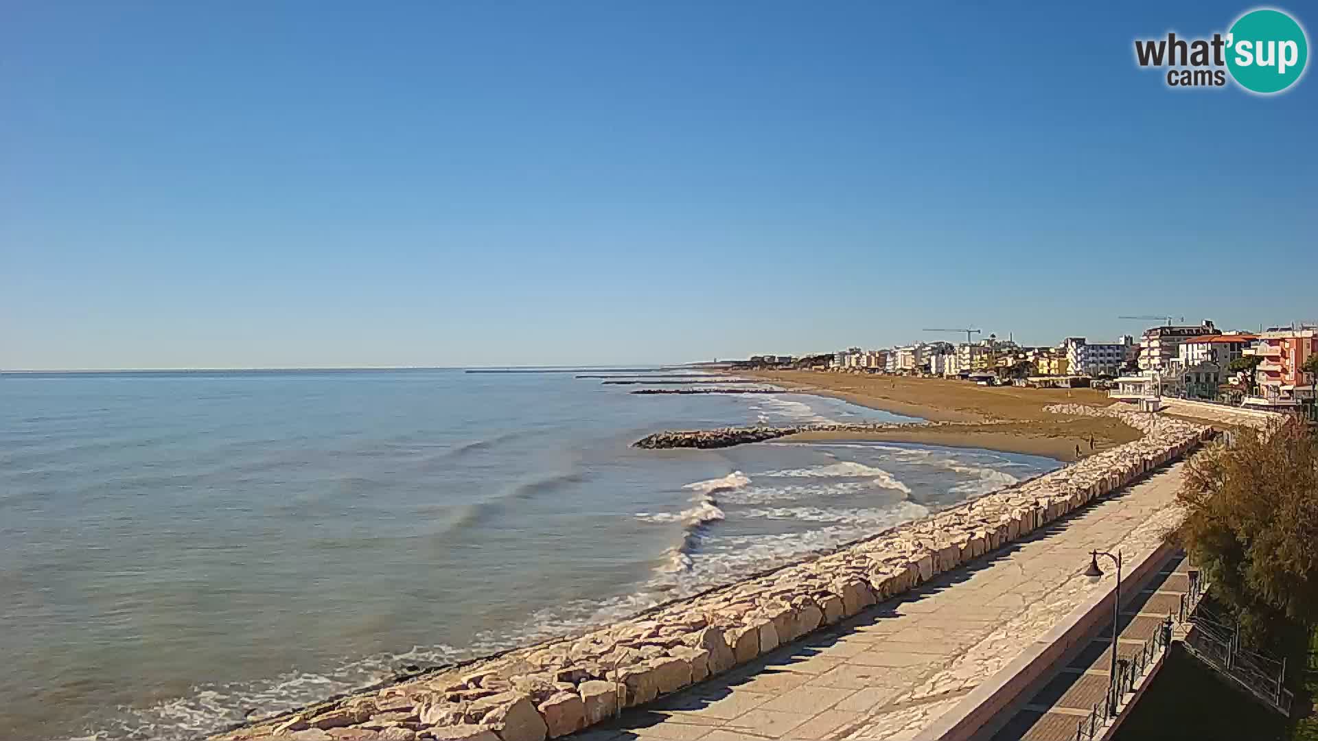 Webcam Caorle Ponente – Blick von Marinai di Caorle