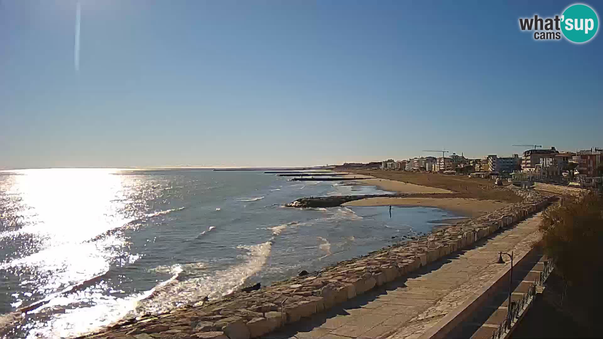 Webcam Caorle Ponente – Vue depuis les Marinai di Caorle
