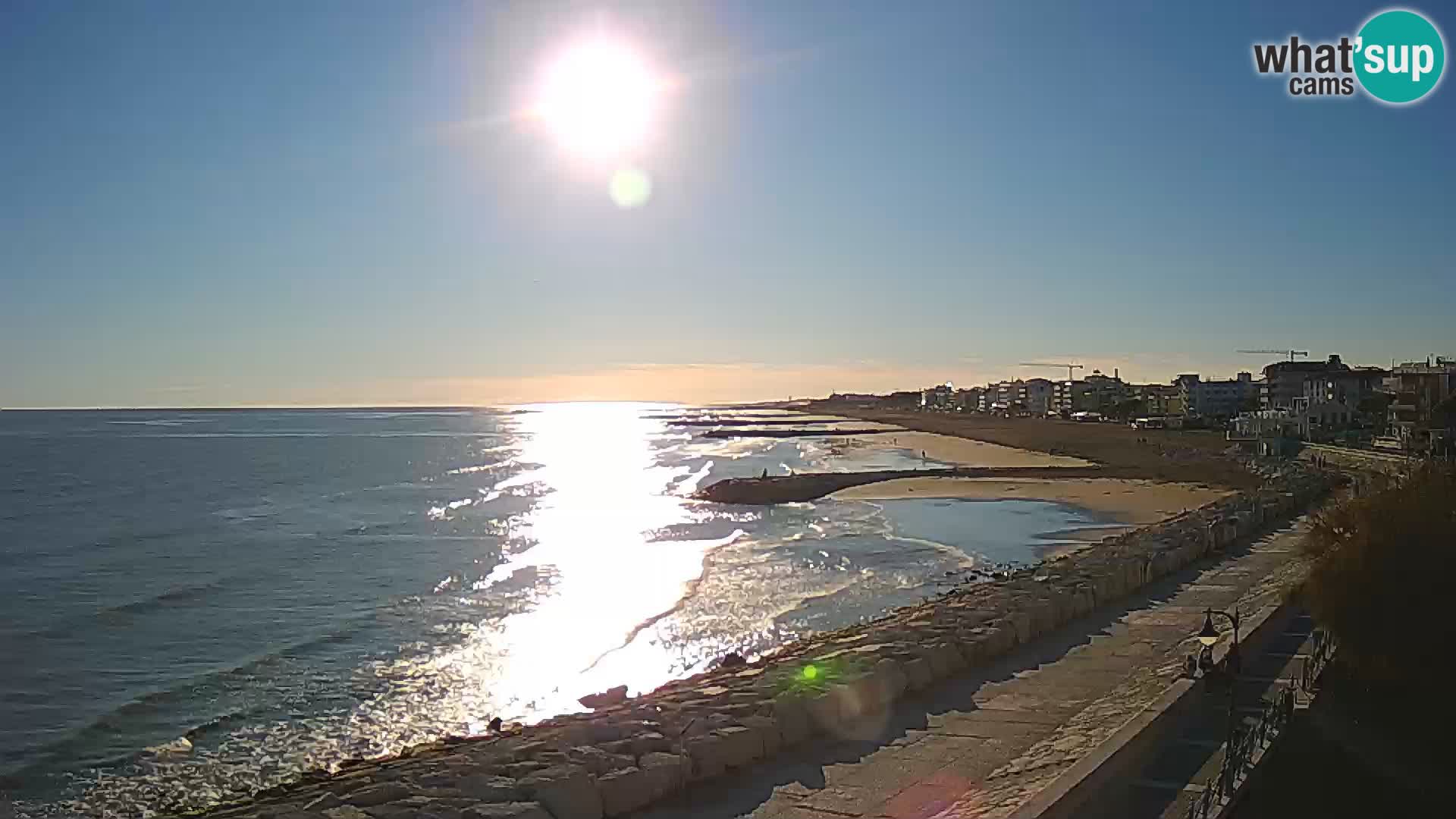 Webcam Caorle Ponente – Blick von Marinai di Caorle