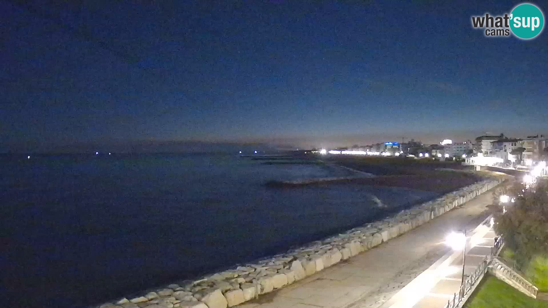 Webcam Caorle Ponente – Vue depuis les Marinai di Caorle
