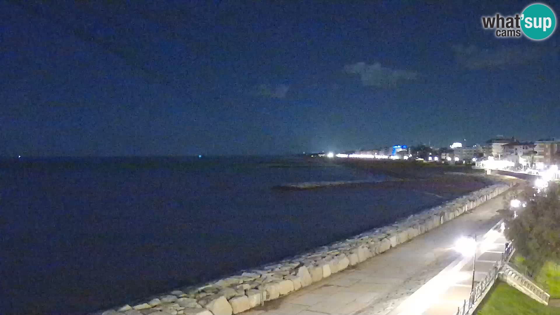 Webcam Caorle Ponente – Blick von Marinai di Caorle