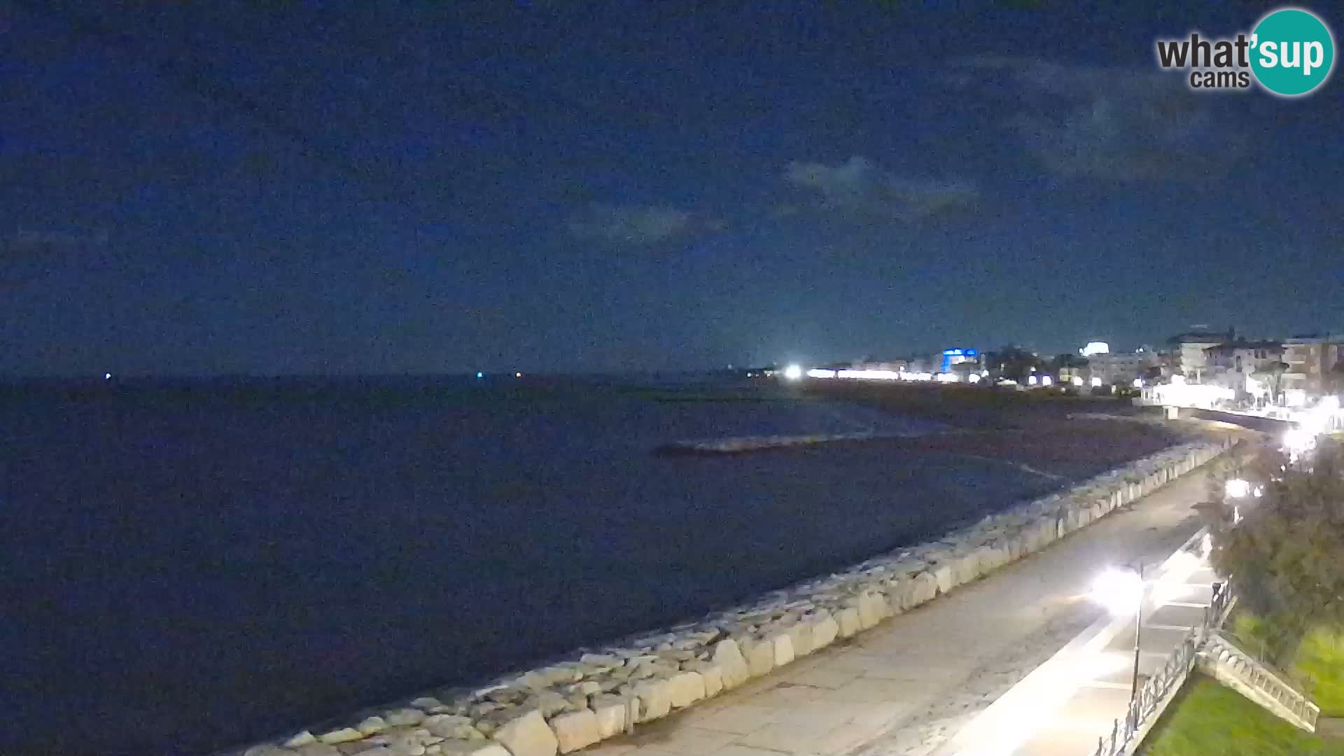 Webcam Caorle Ponente – Vue depuis les Marinai di Caorle