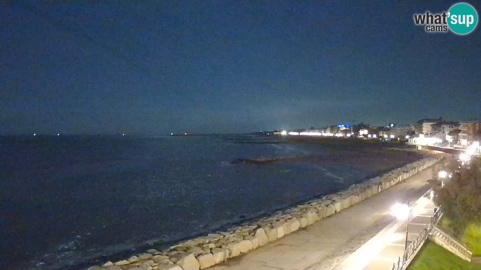Webcam Caorle Ponente – Blick von Marinai di Caorle