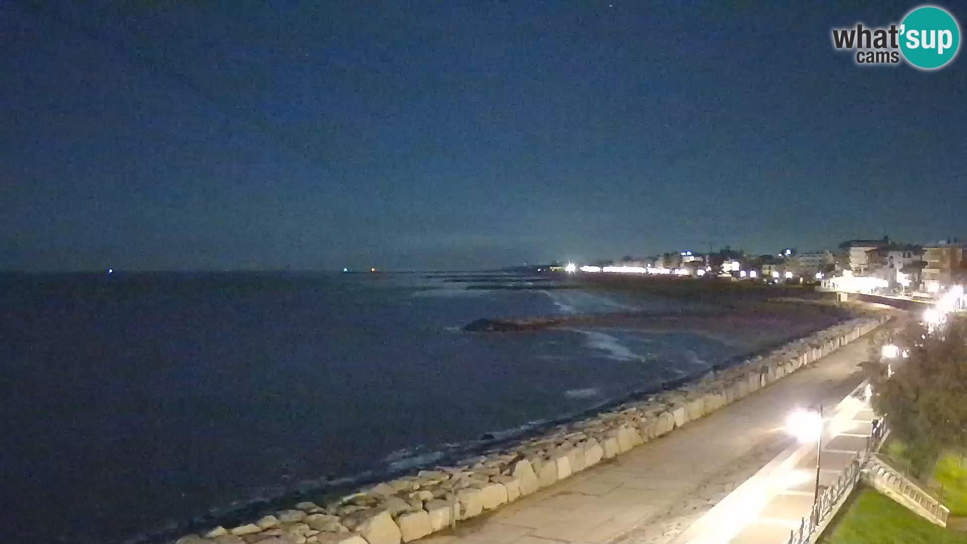 Webcam Caorle Ponente – Vue depuis les Marinai di Caorle