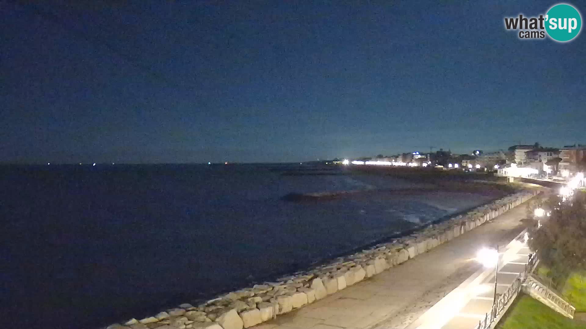 Webcam Caorle Ponente – Blick von Marinai di Caorle
