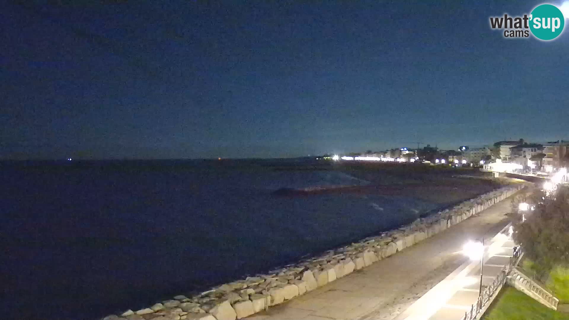 Webcam Caorle Ponente – Vue depuis les Marinai di Caorle