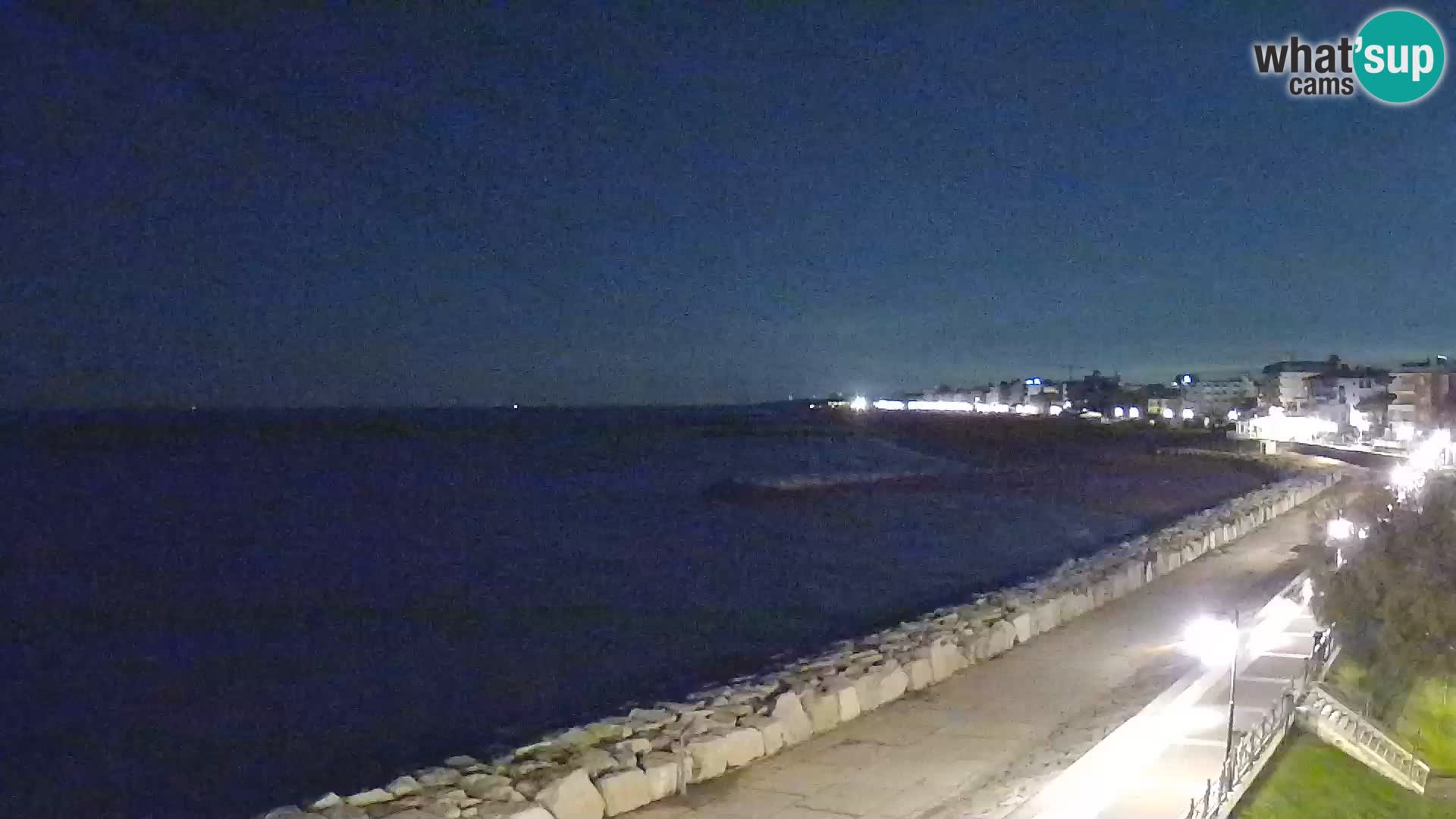 Webcam Caorle Ponente – Vue depuis les Marinai di Caorle