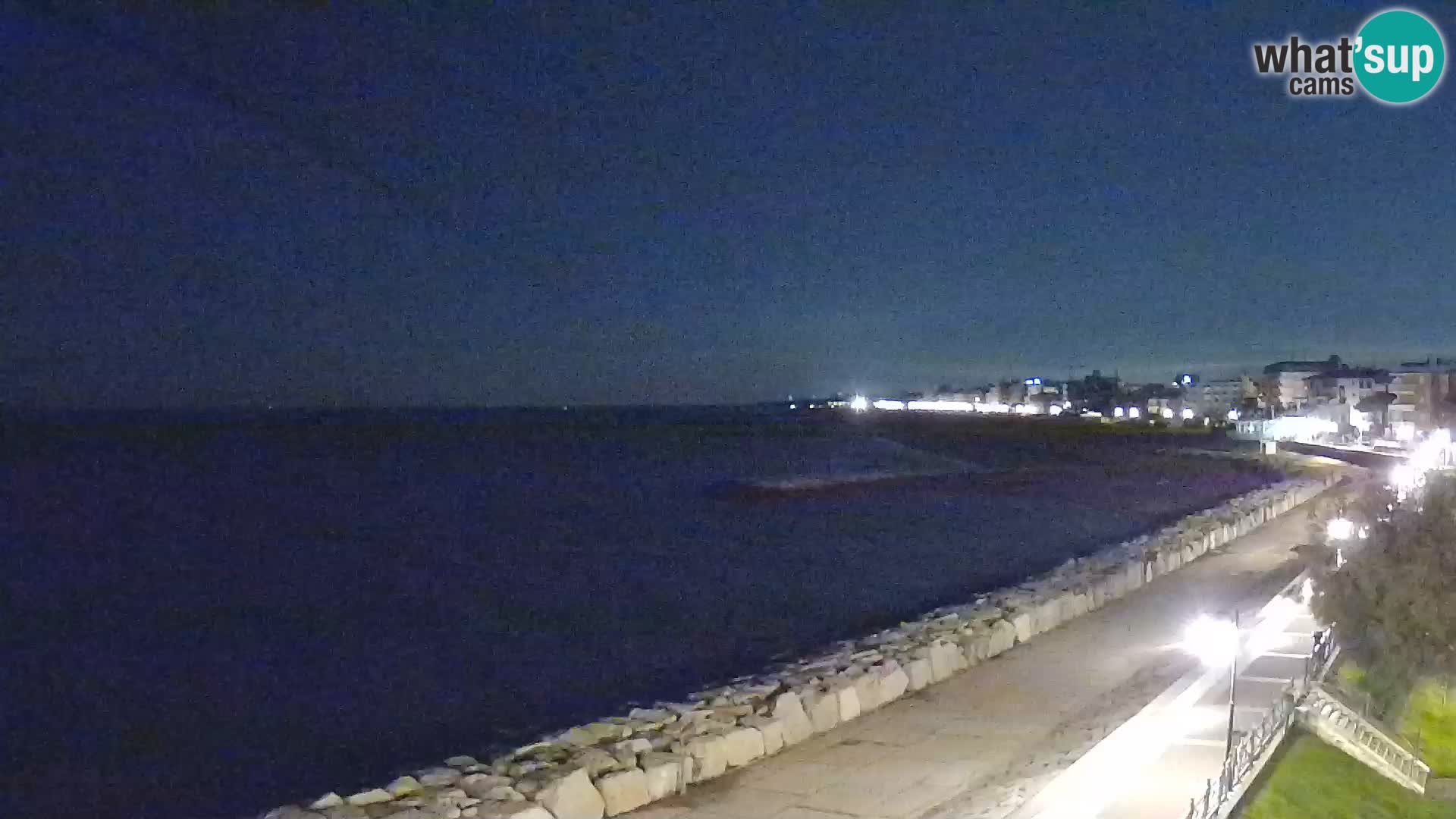 Webcam Caorle Ponente – Vue depuis les Marinai di Caorle