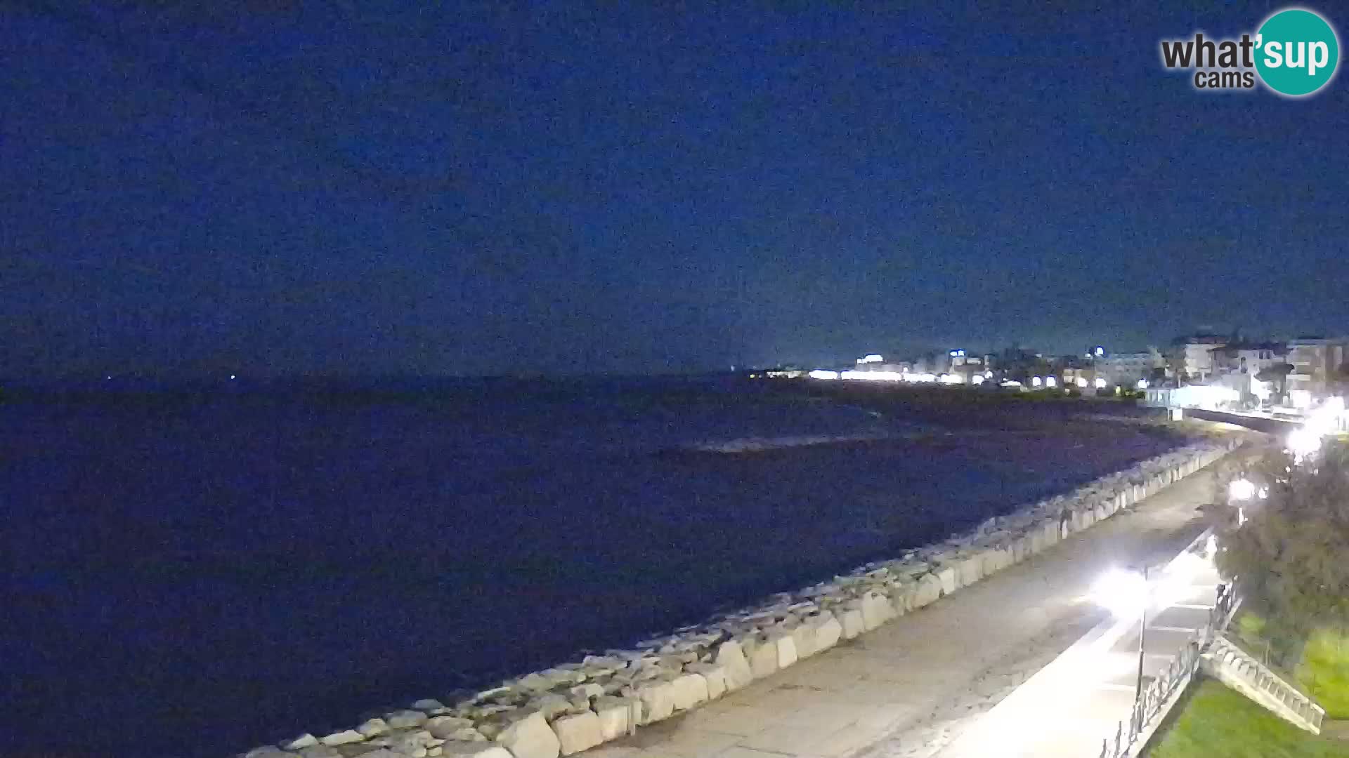 Webcam Caorle Ponente – Vue depuis les Marinai di Caorle