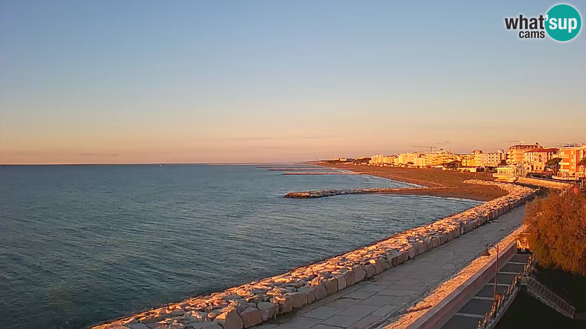 Webcam Caorle Ponente – panorama dall’ASS. Marinai di Caorle