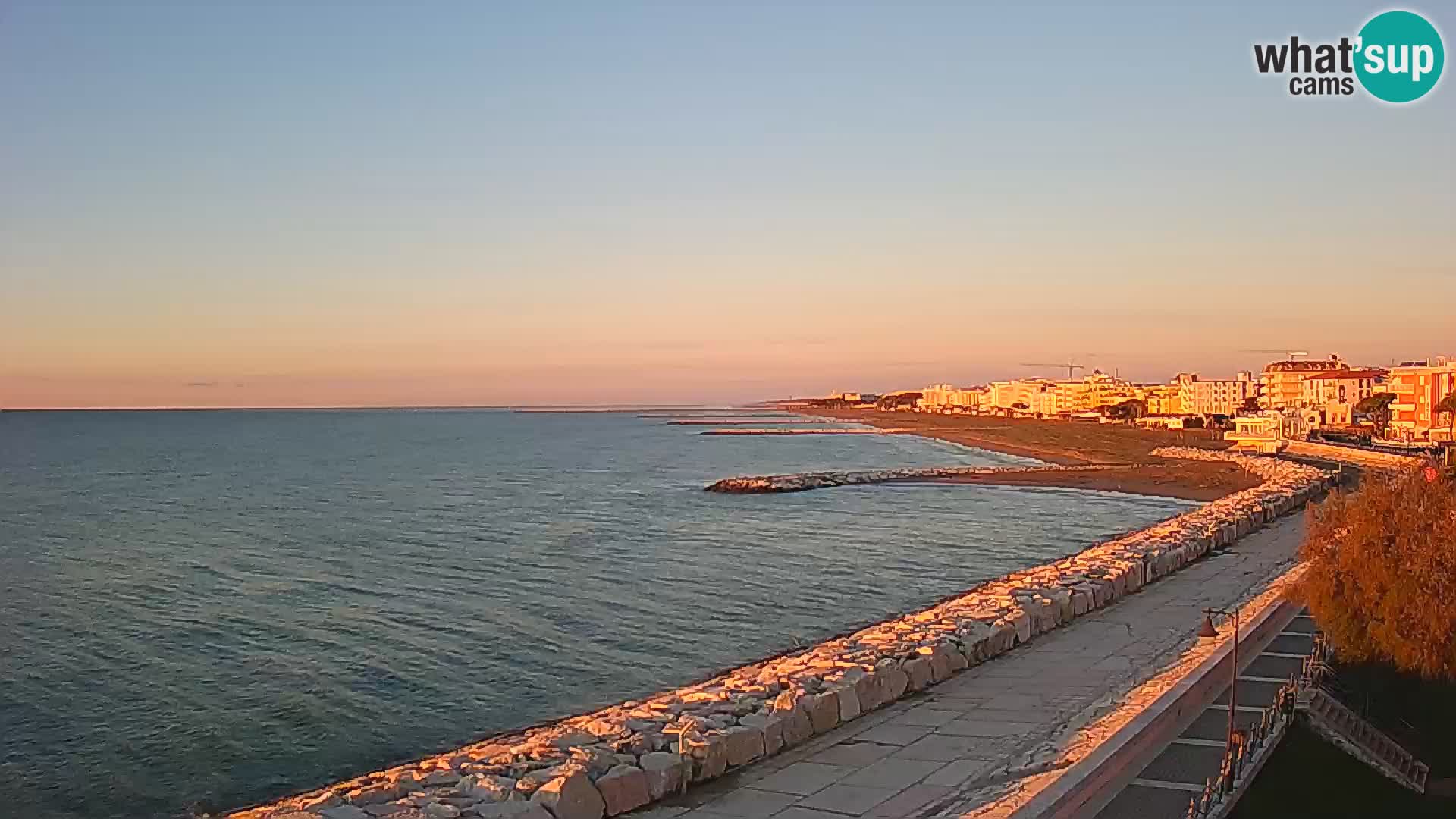 Webcam Caorle Ponente – panorama dall’ASS. Marinai di Caorle