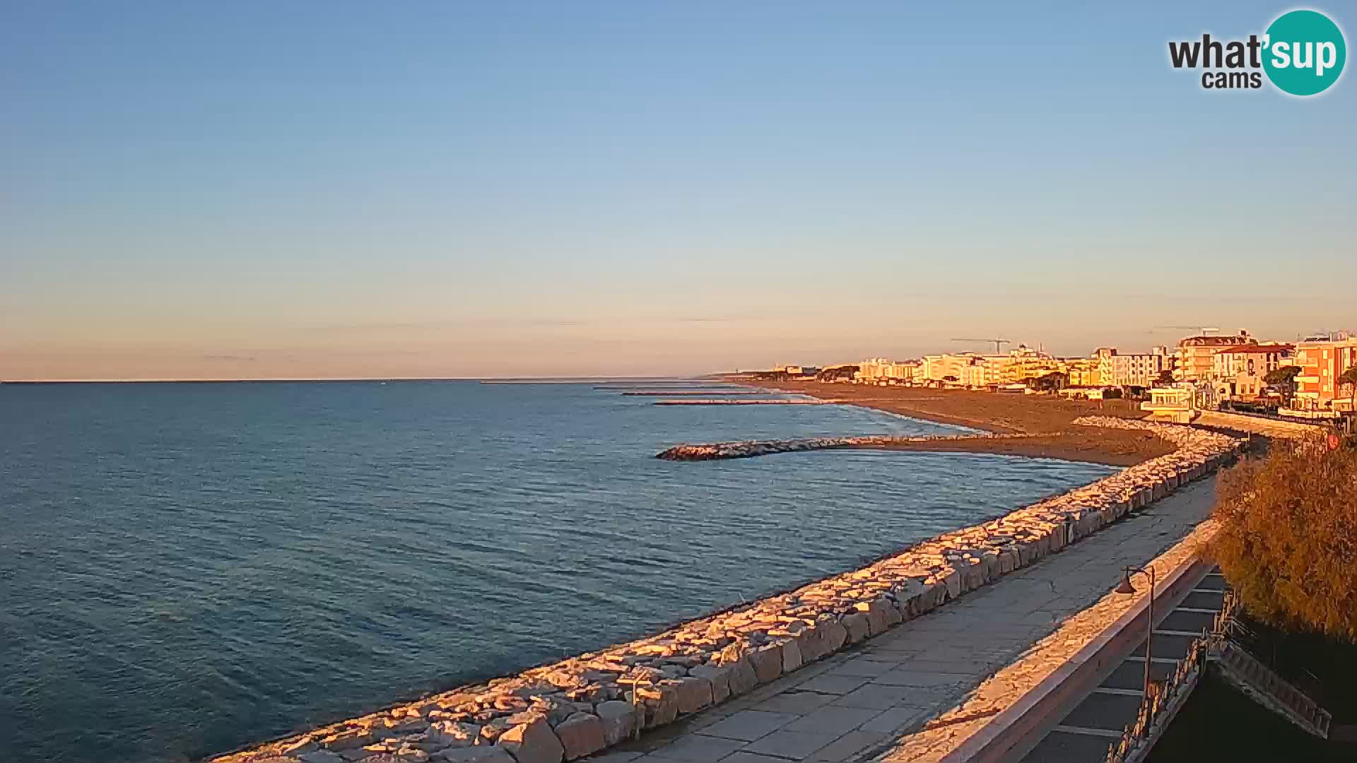 Webcam Caorle Ponente – View from Marinai di Caorle