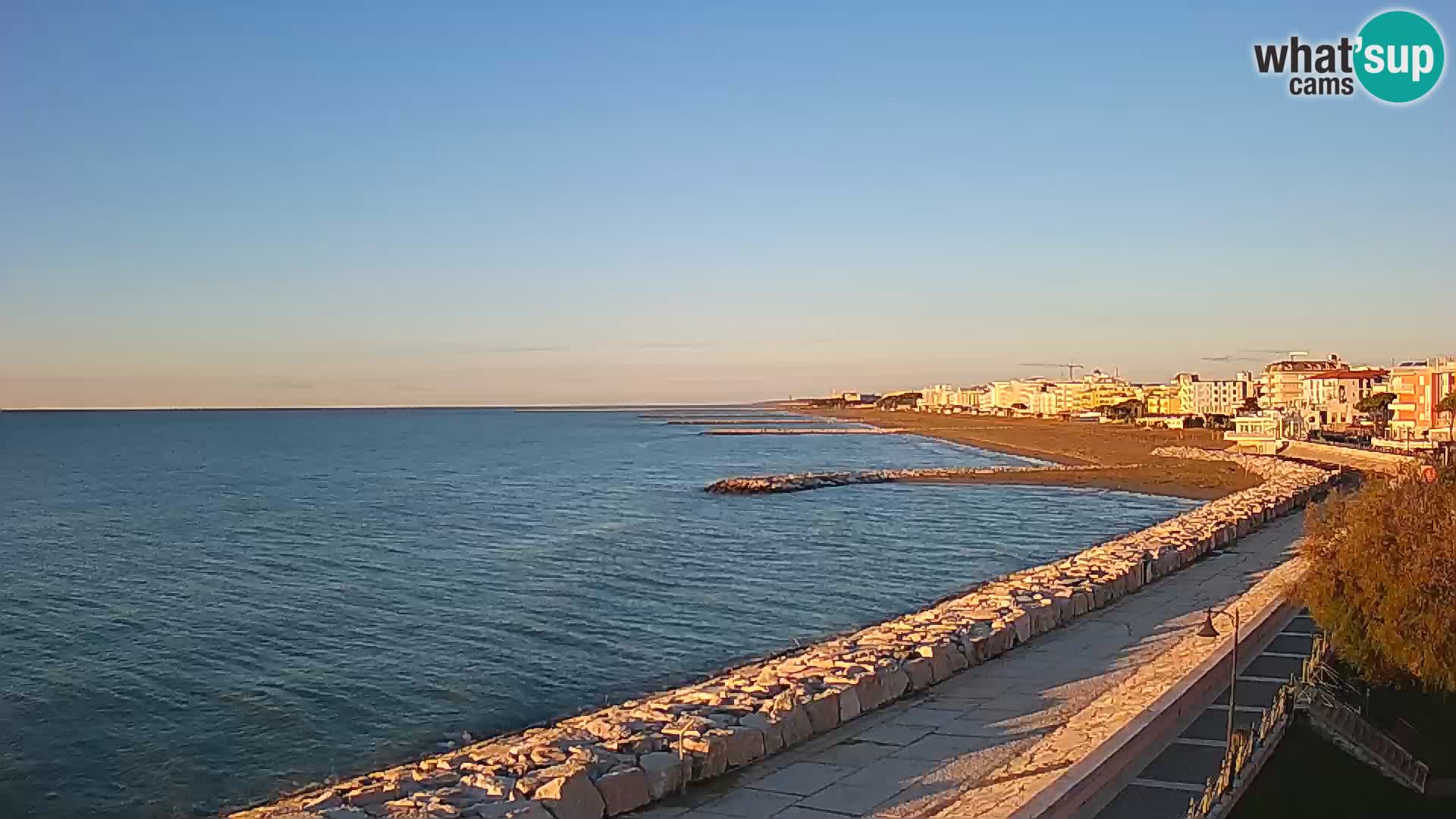 Webcam Caorle Ponente – panorama dall’ASS. Marinai di Caorle