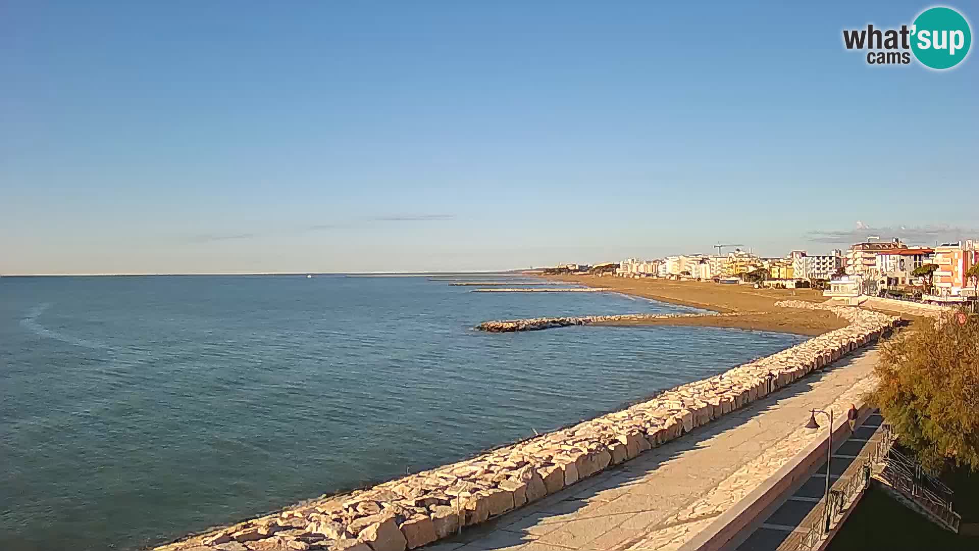 Webcam Caorle Ponente – Vista desde Marinai di Caorle
