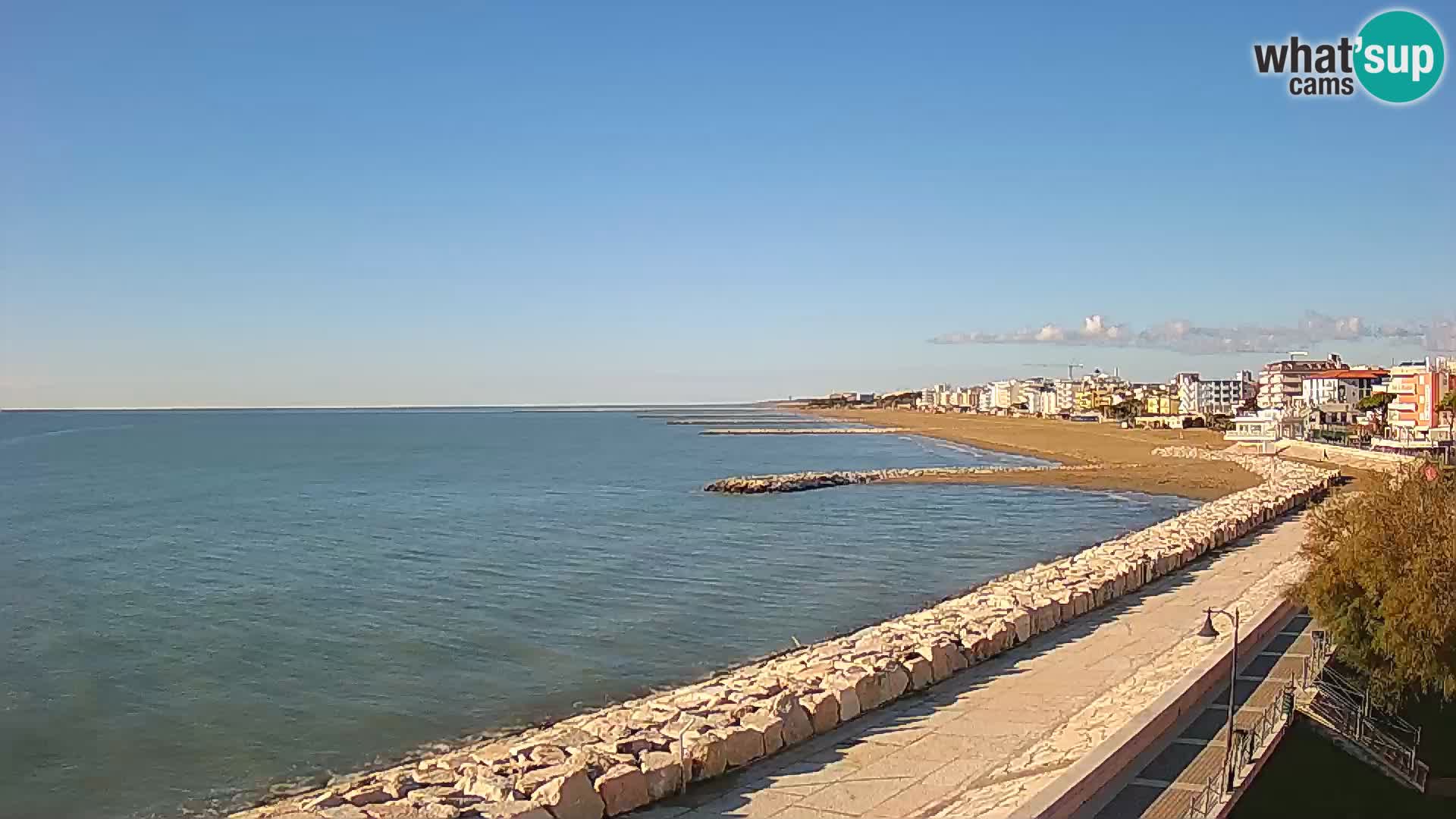 Webcam Caorle Ponente – Vista desde Marinai di Caorle