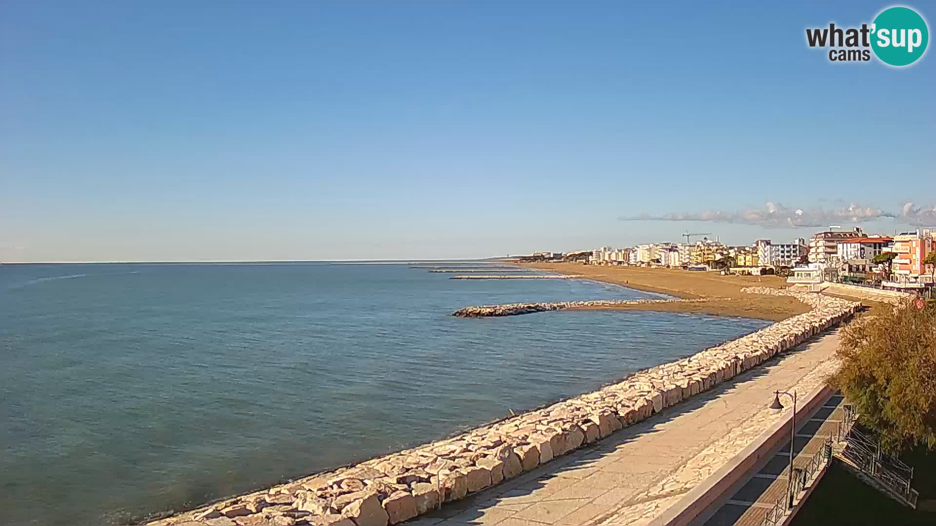 Webcam Caorle Ponente – panorama dall’ASS. Marinai di Caorle