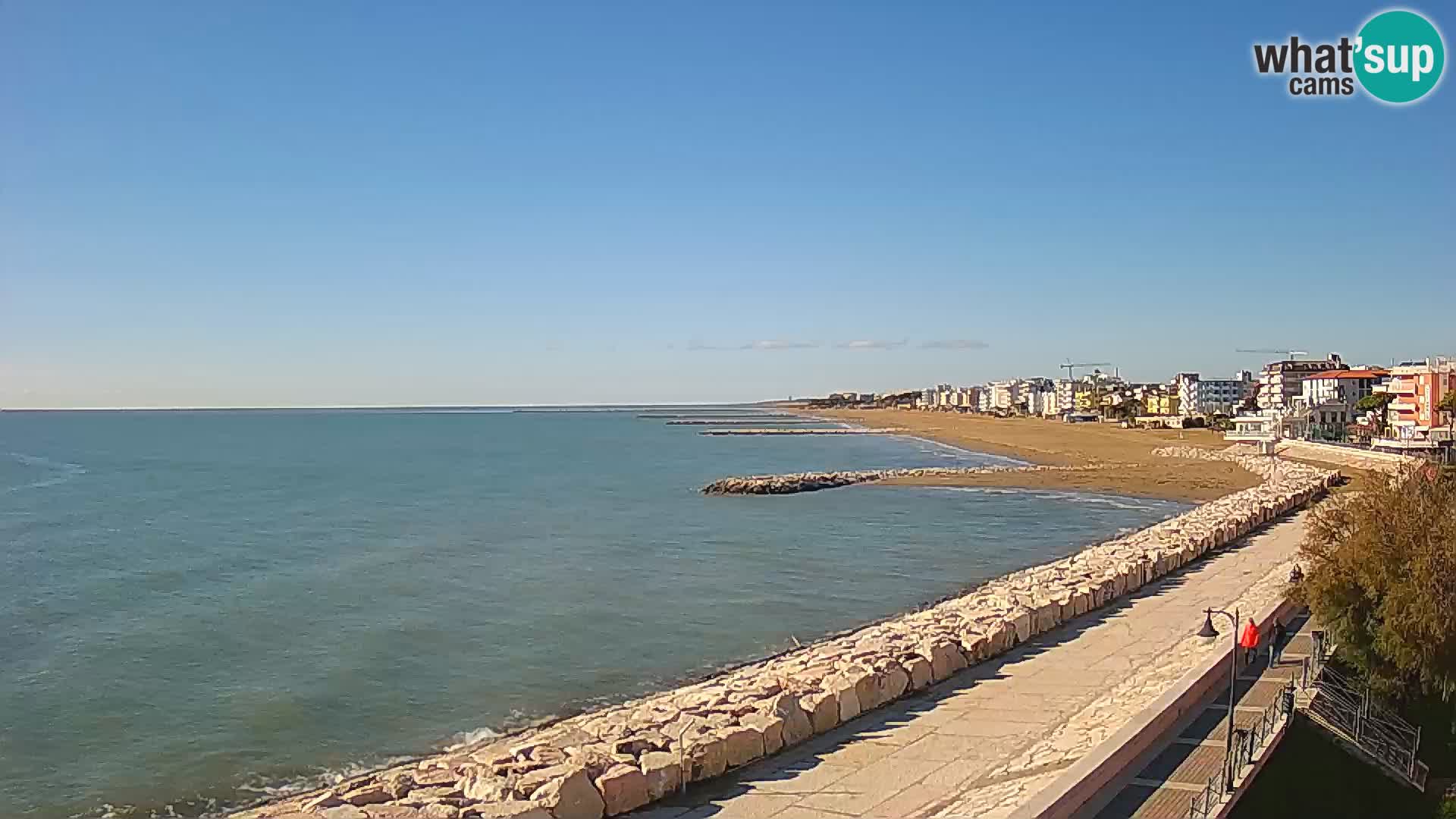 Webcam Caorle Ponente – panorama dall’ASS. Marinai di Caorle