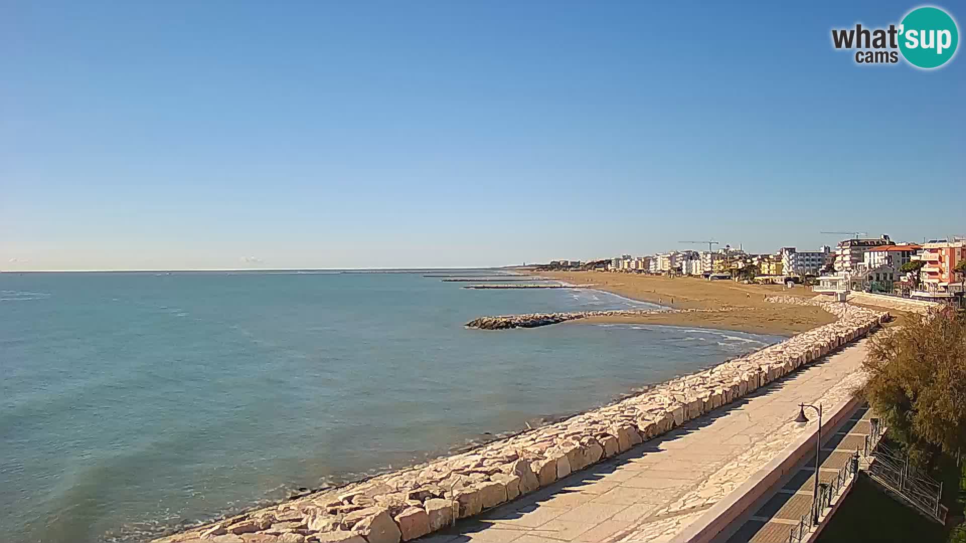Webcam Caorle Ponente – View from Marinai di Caorle