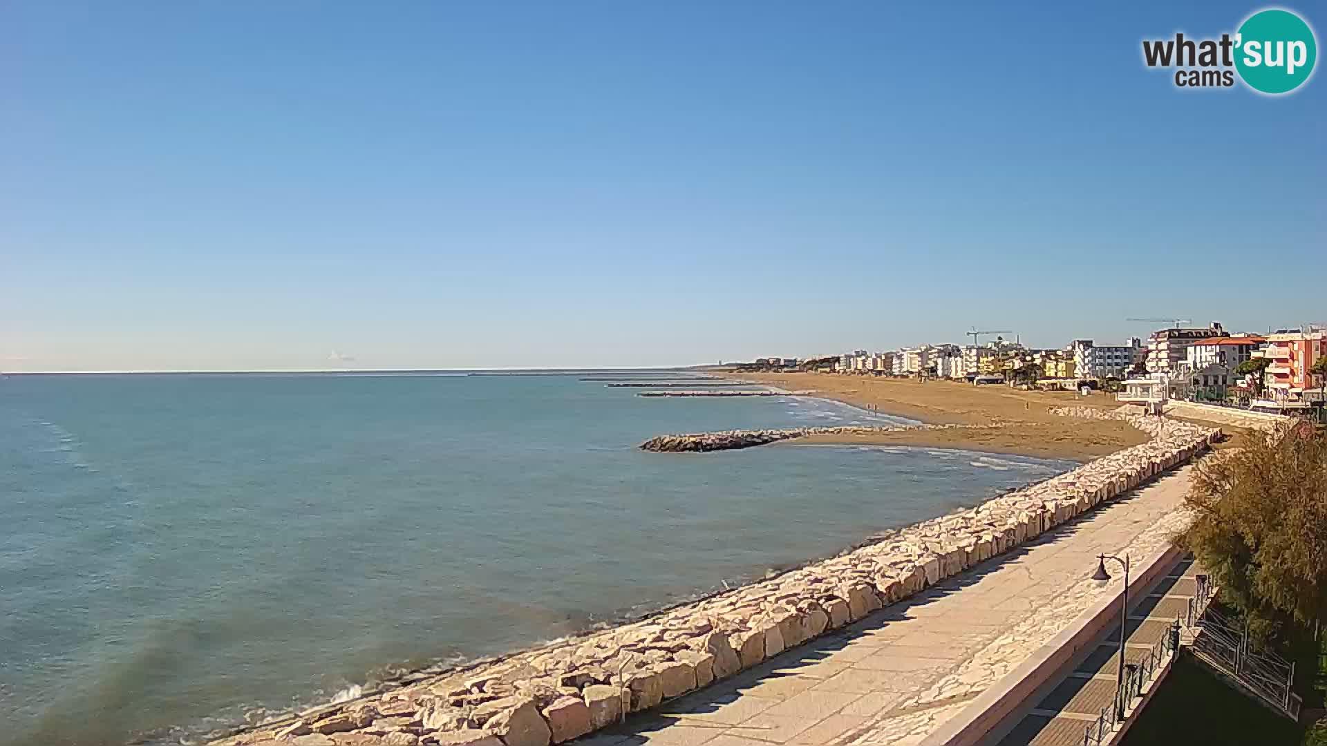 Webcam Caorle Ponente – View from Marinai di Caorle